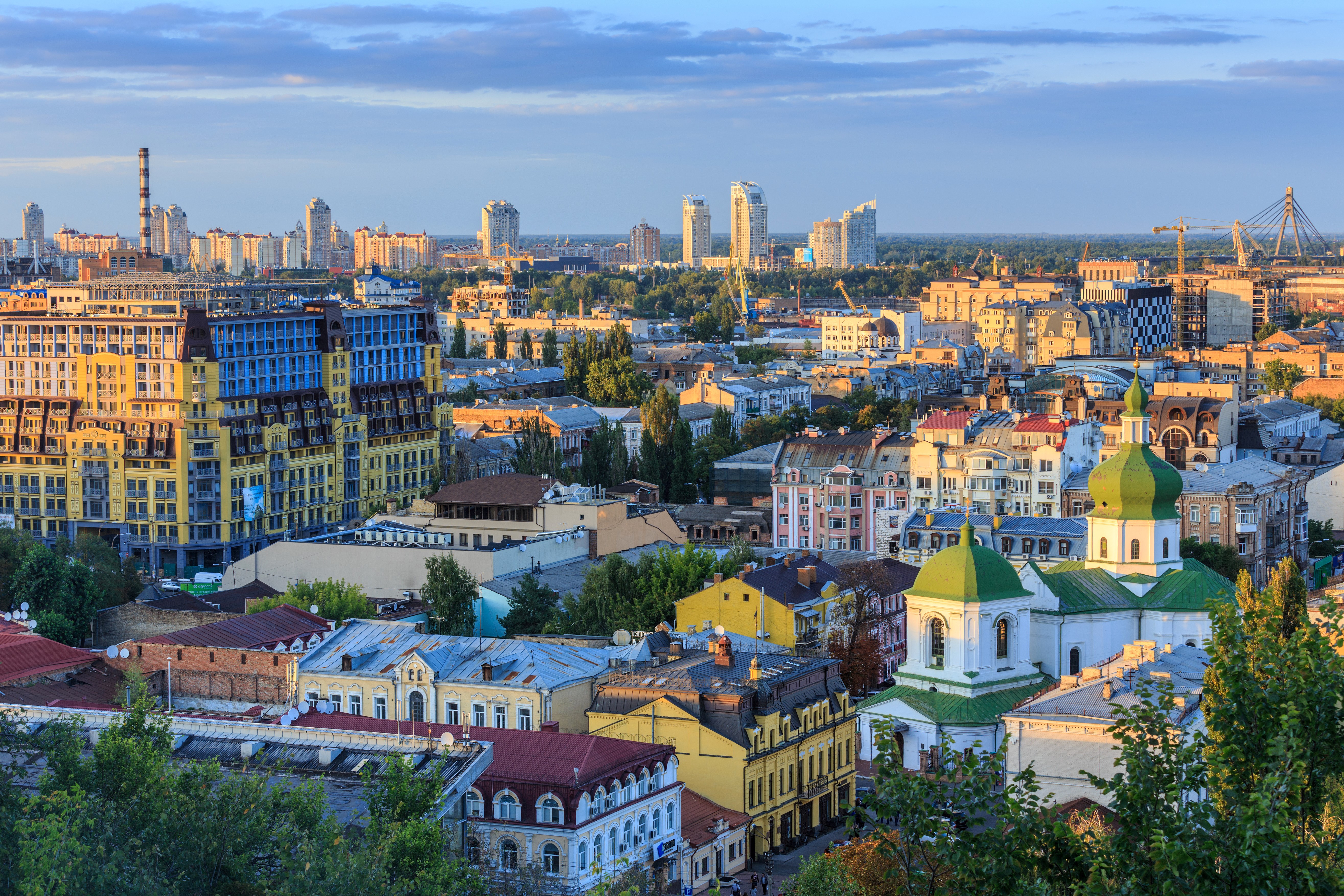 4K, 5K, Ukraine, Houses, Kiev Gallery HD Wallpaper