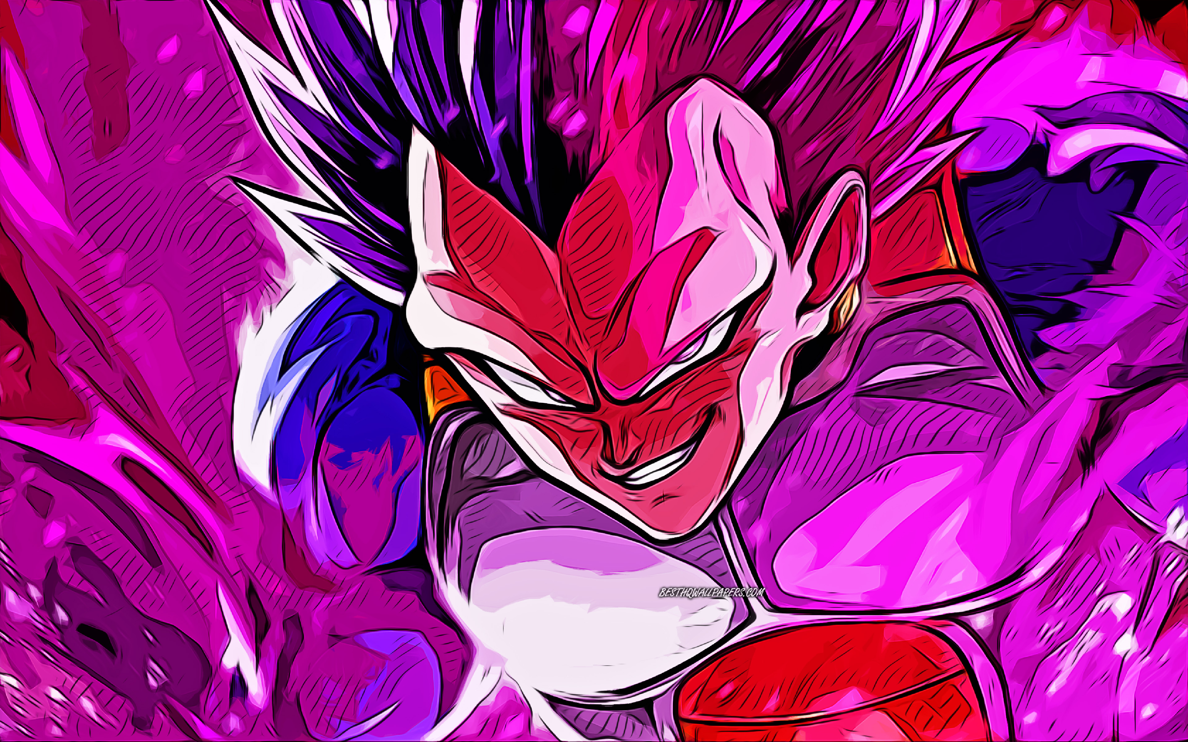 Download wallpaper 4k, Vegeta Ultra Instinct, abstract art, Dragon Ball, Ultra Ego, DBS, Dragon Ball Super, DBS characters, vector art, Vegeta Ultra DBS, Vegeta Ultra Instinct 4K, Vegeta Ultra Instinct Dragon Ball