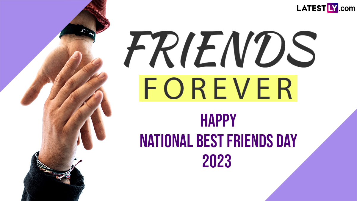 National Best Friends Day 2023 Wishes & HD Image: WhatsApp Status, Wallpaper, Greetings and SMS To Share With Your BFF