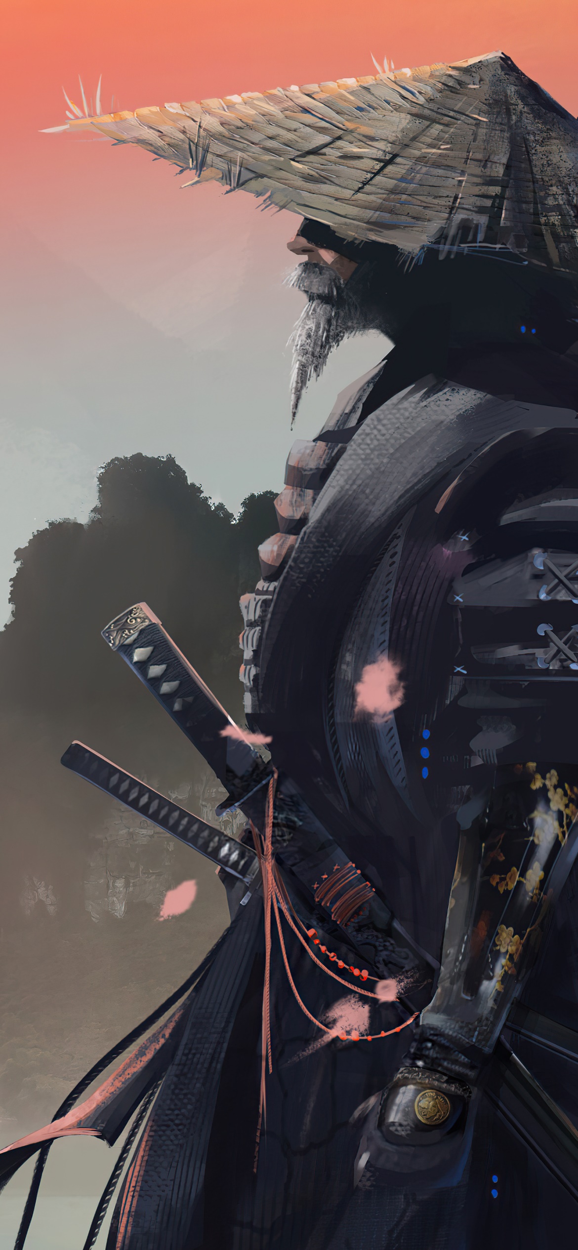 Wallpaper / Fantasy Samurai Phone Wallpaper, Warrior, 1170x2532 free download