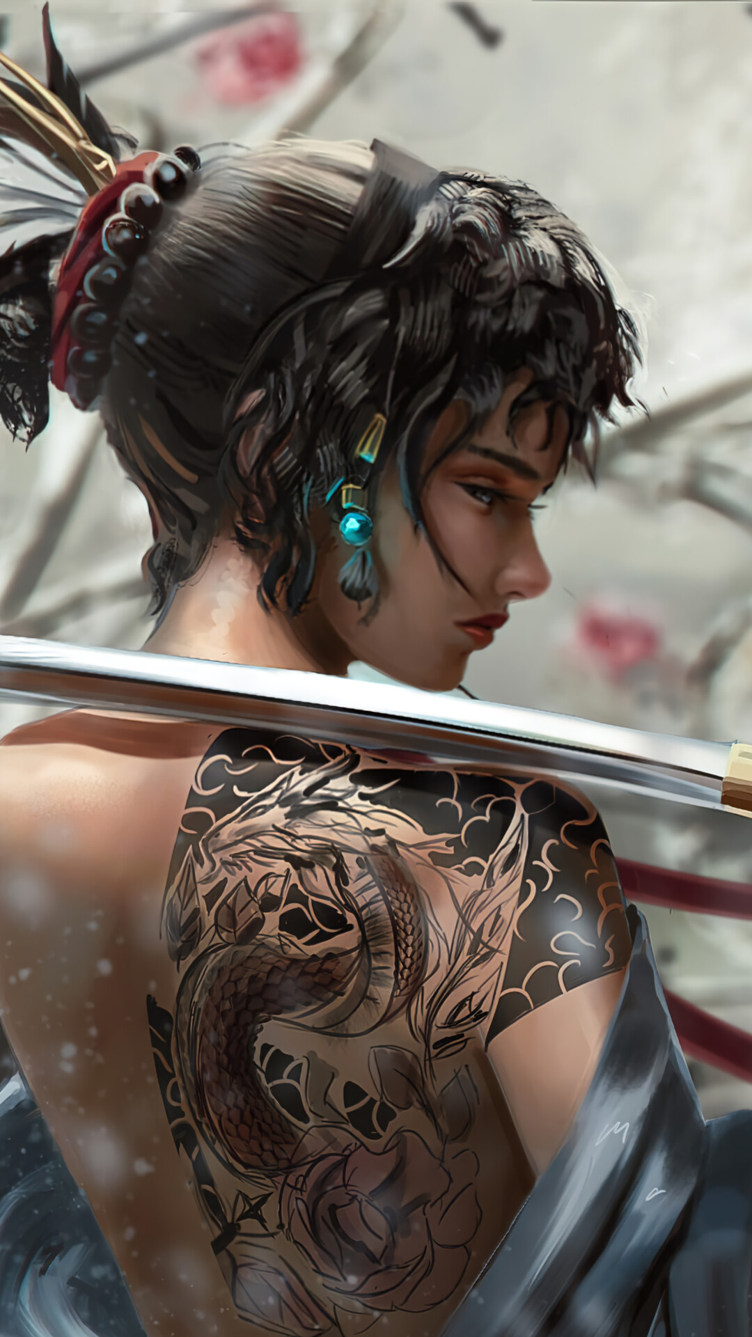 Samurai Girl Wallpaper Samurai Girl Wallpaper Download
