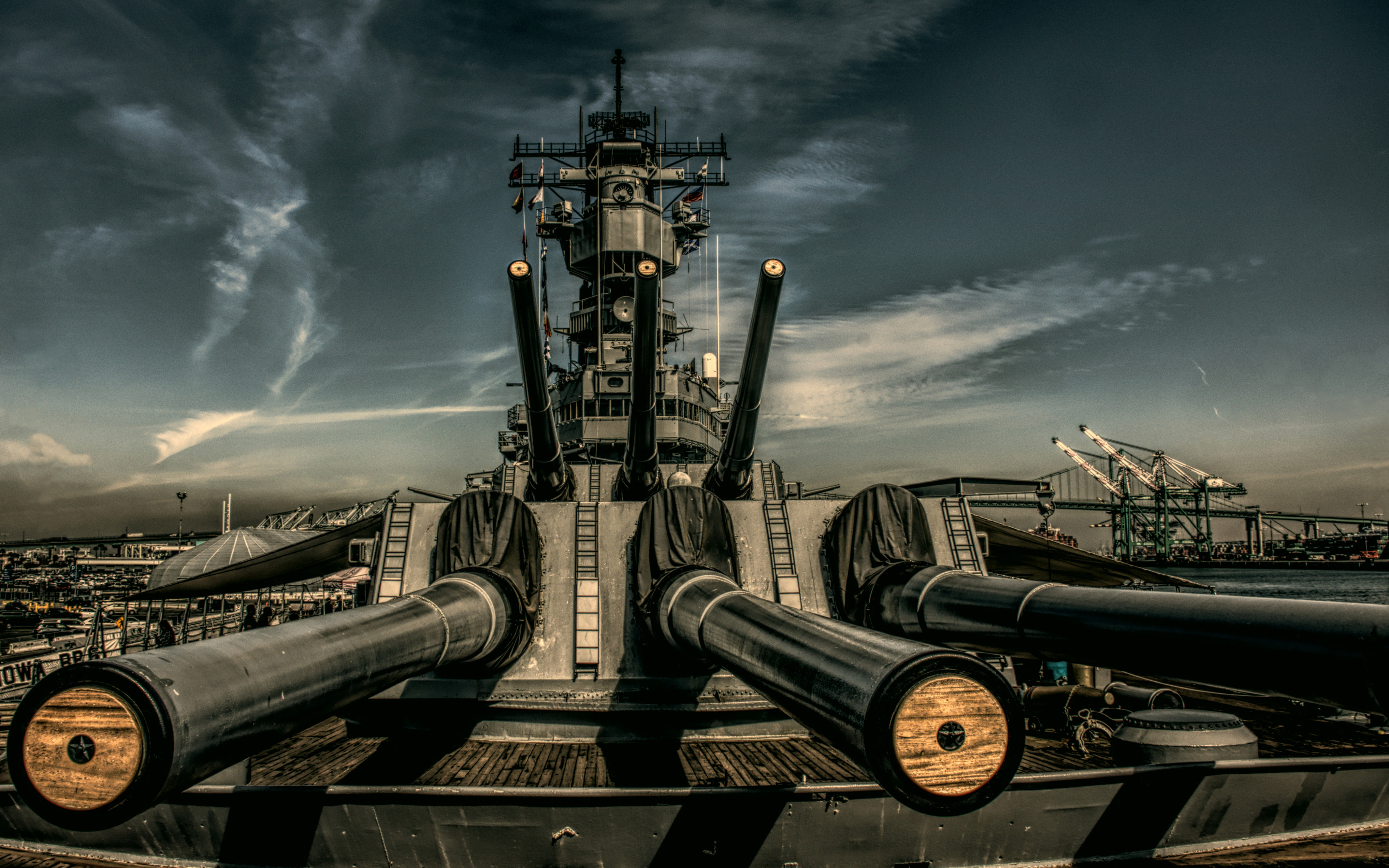 Free download Download wallpaper USS Iowa 4k BB 61 retired battleships guns [3840x2400] for your Desktop, Mobile & Tablet. Explore USS Iowa Wallpaper. Uss Nimitz Wallpaper, Uss Enterprise Wallpaper, USS Missouri Wallpaper
