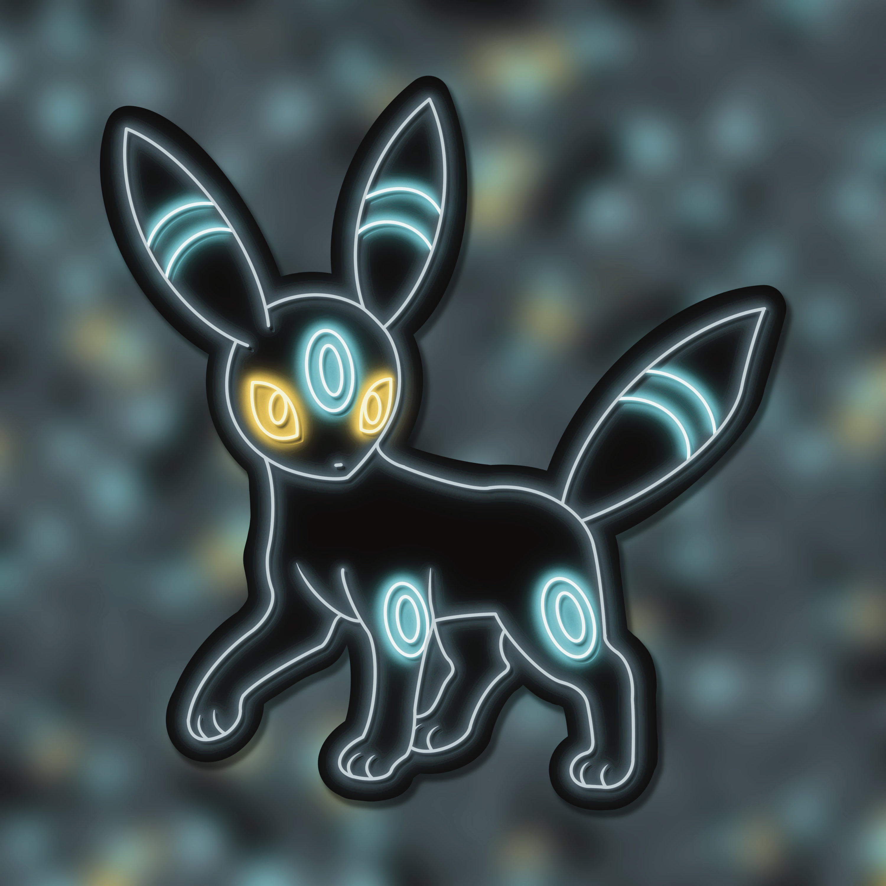 Neon Shiny Umbreon