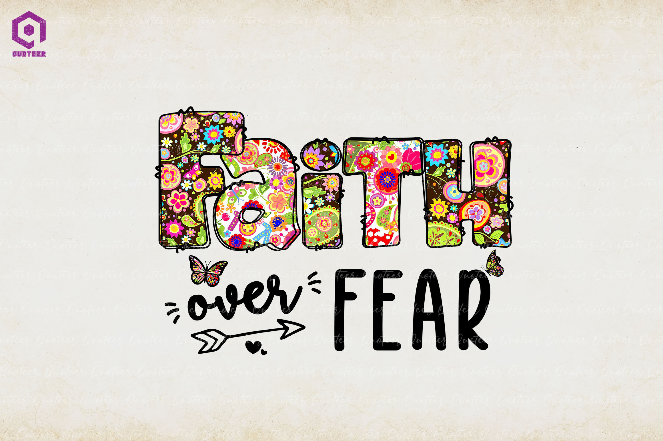 Faith Over Fear By ChippoaDesign