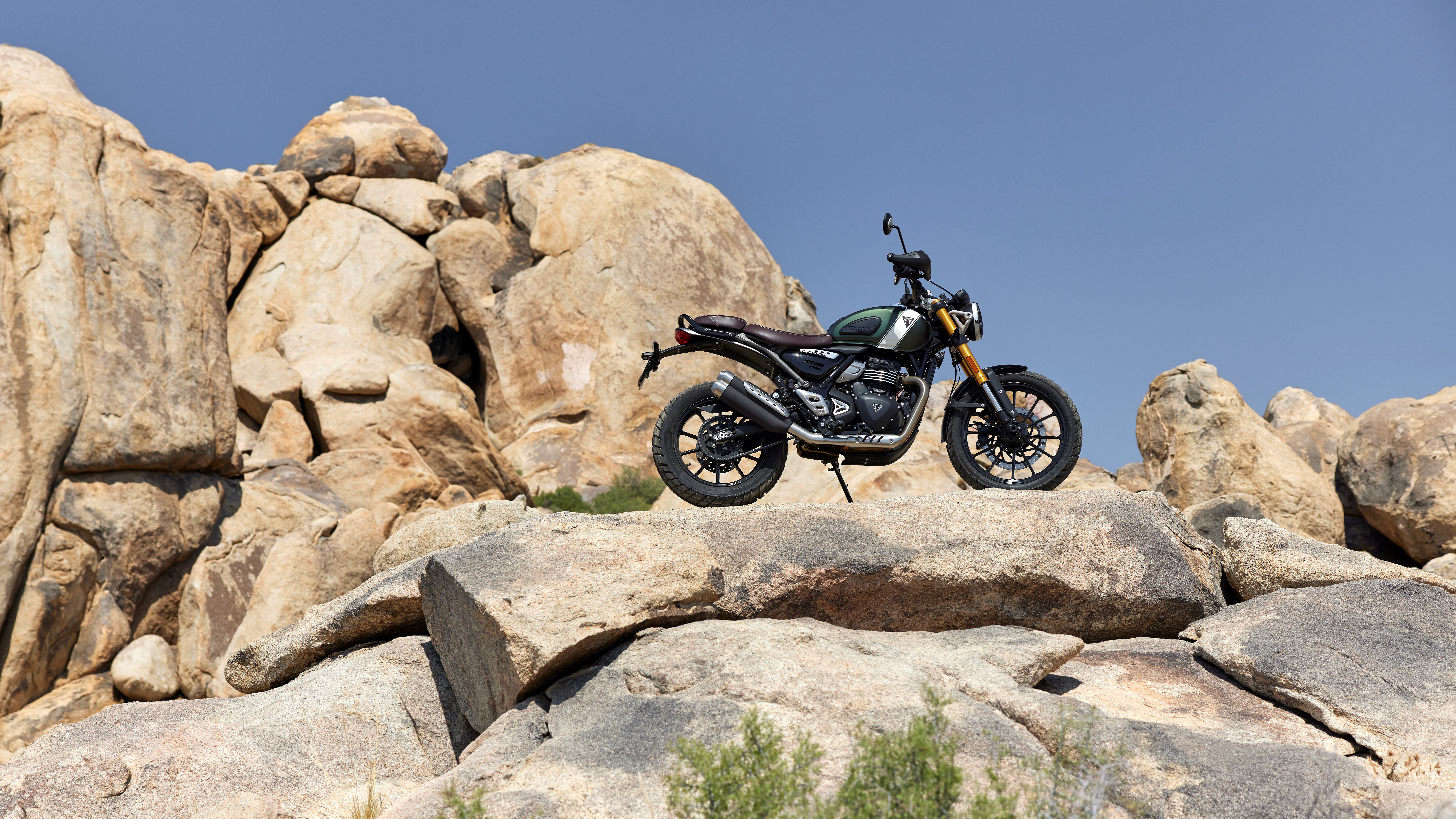 Triumph Scrambler 400 X HD Wallpaper and Background