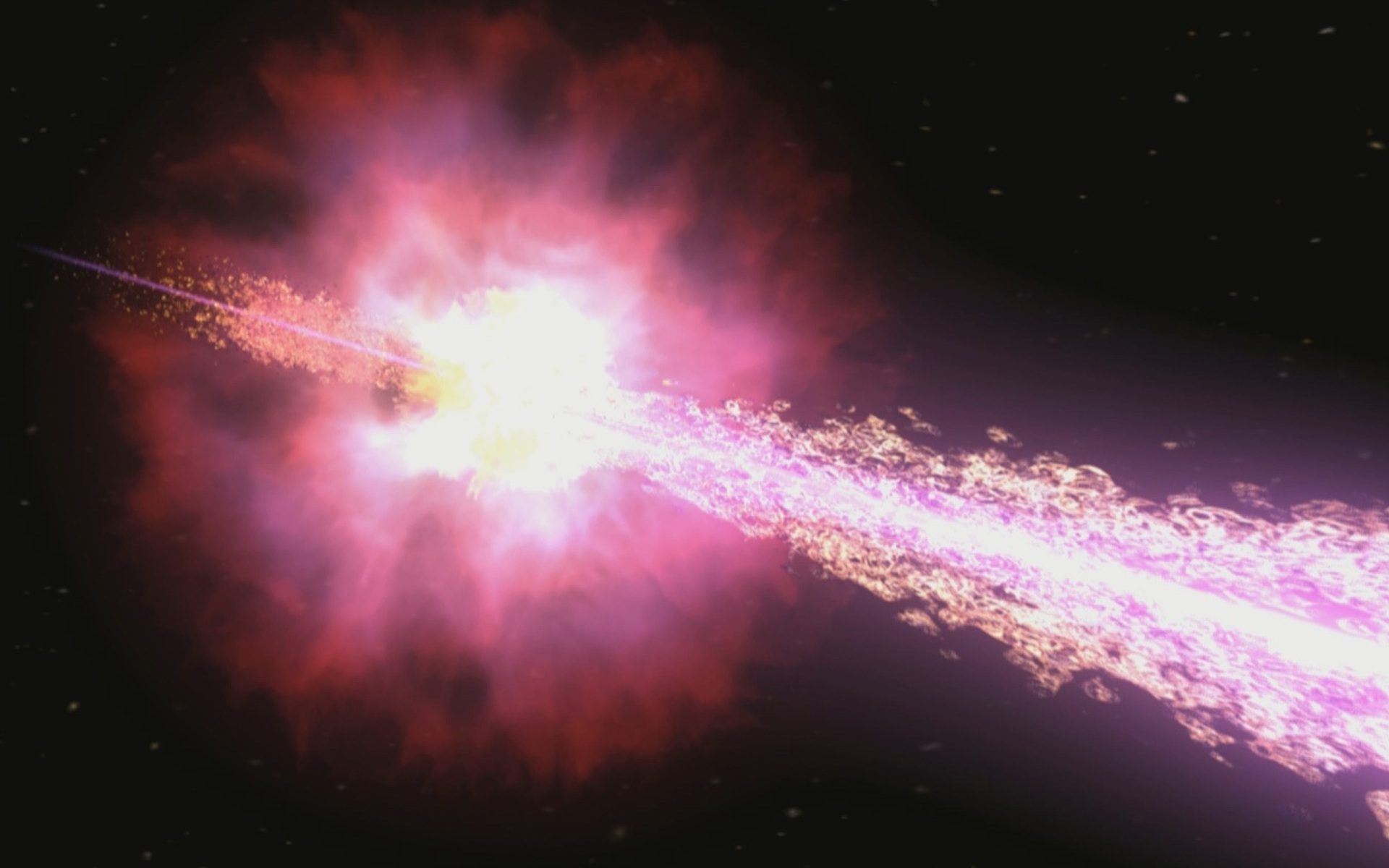 Monster Gamma Ray Burst Wallpaper