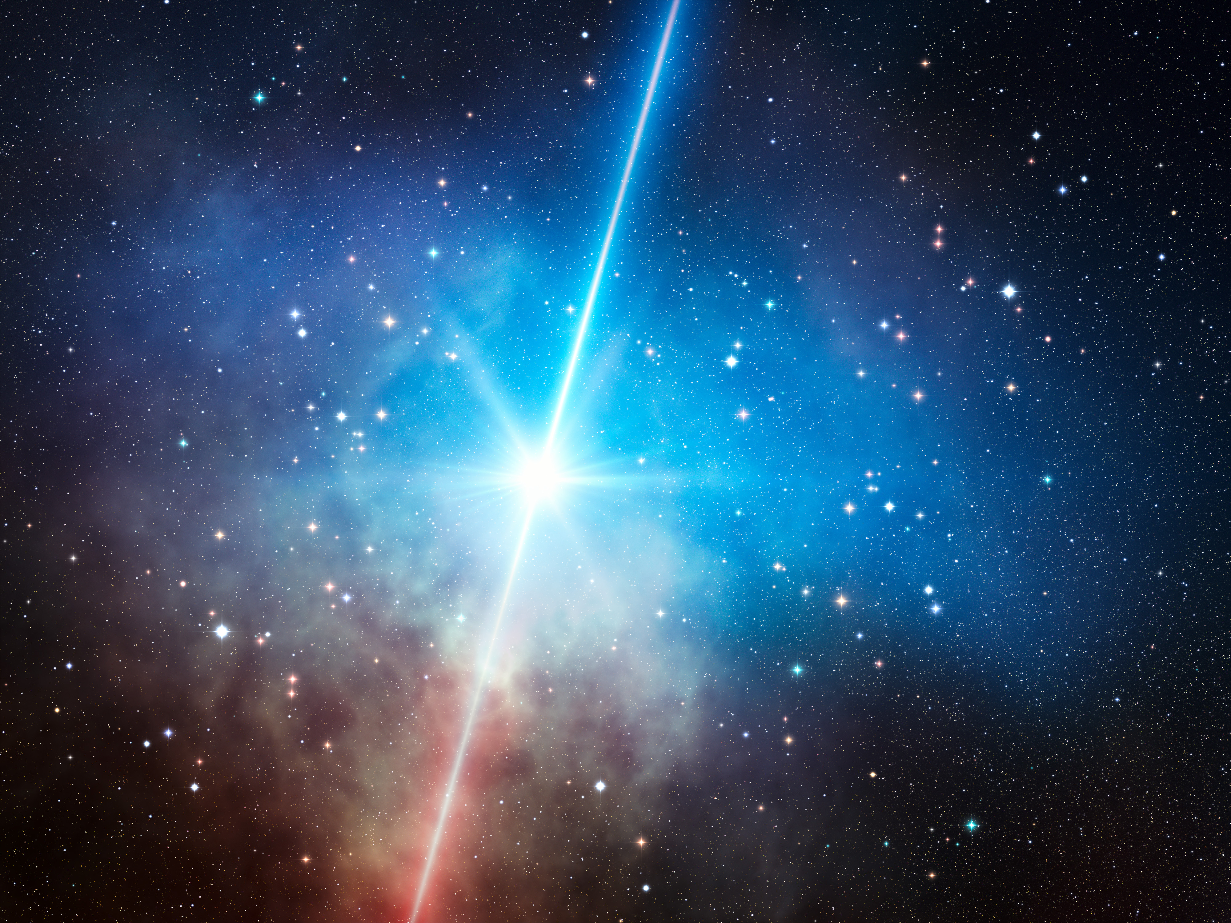 Artist's Impression Of A Dark Gamma Ray Burst