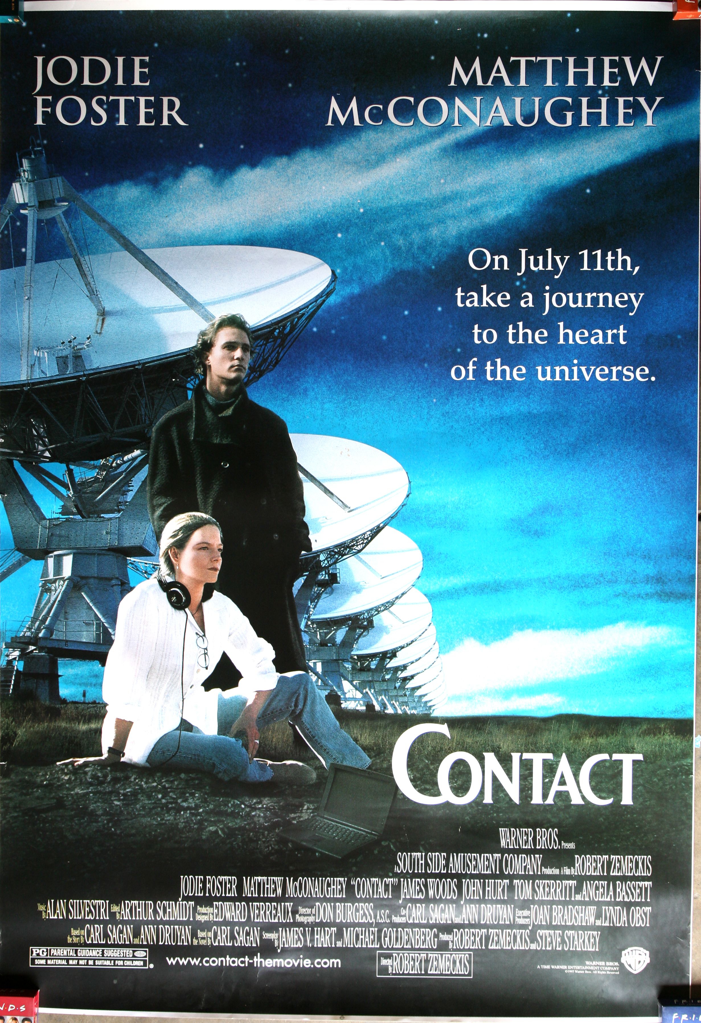 Contact. Contact movie, Zemeckis, Jodie foster