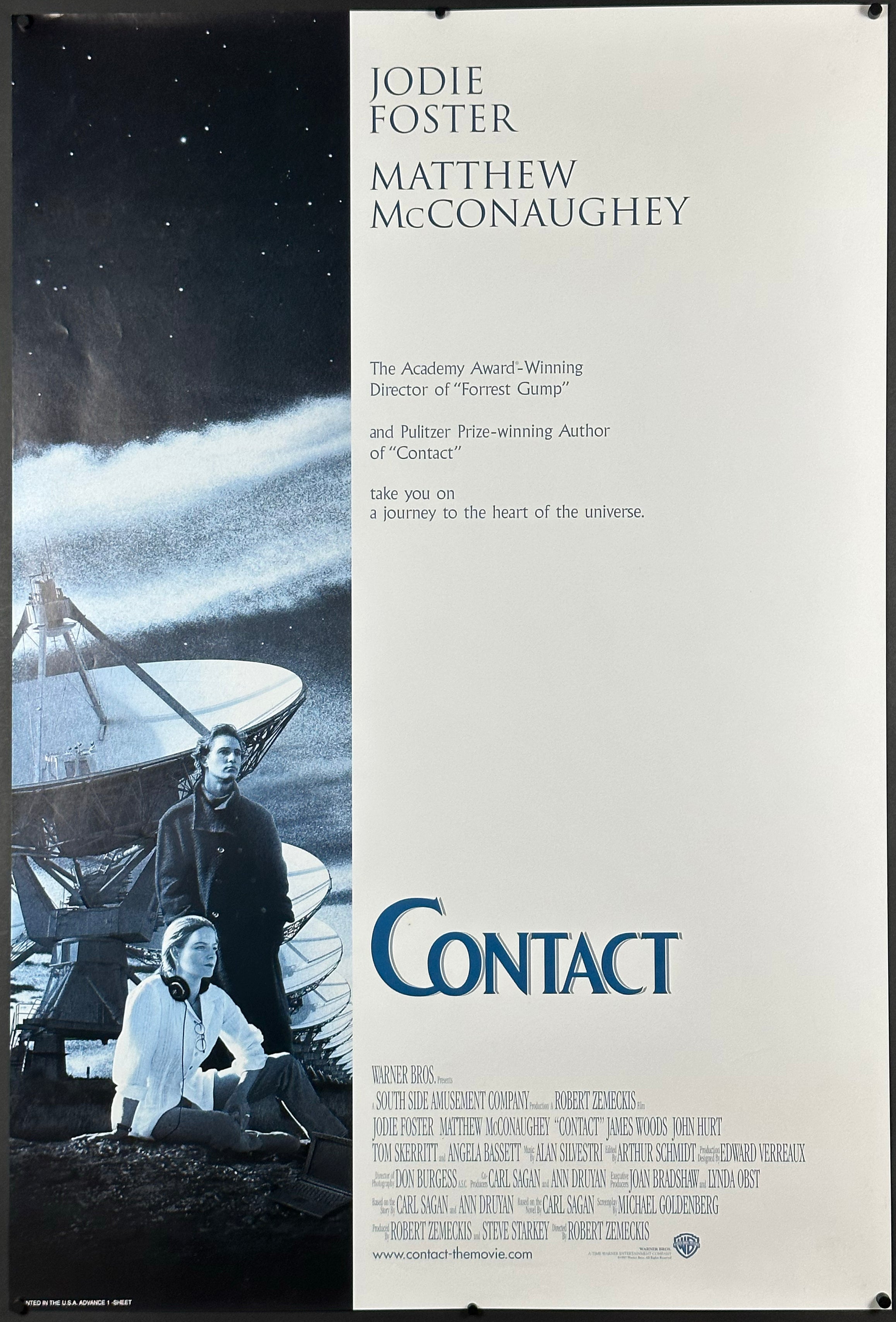 Contact Vintage US One Sheet Teaser Style RELEASE