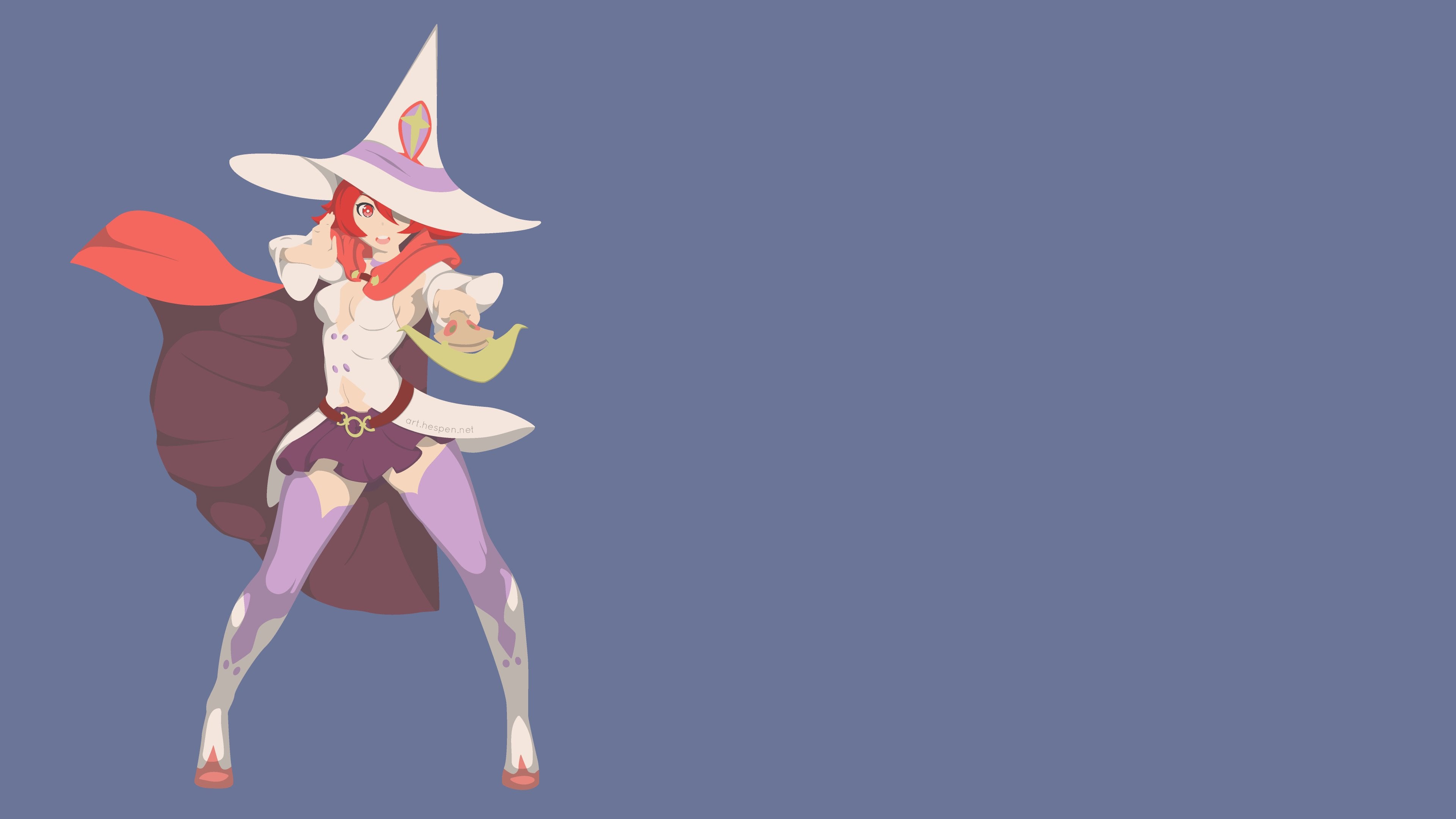 Fanart][OC] Little Witch Academia Chariot Wallpaper [Vector]