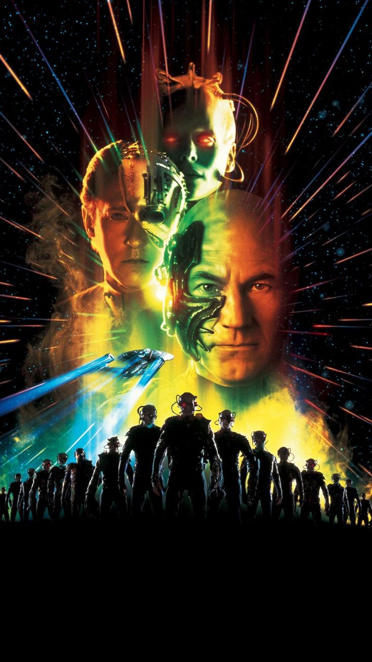 Star Trek First Contact movie mobile phone wallpaper. Star trek day, Star trek, Movie wallpaper