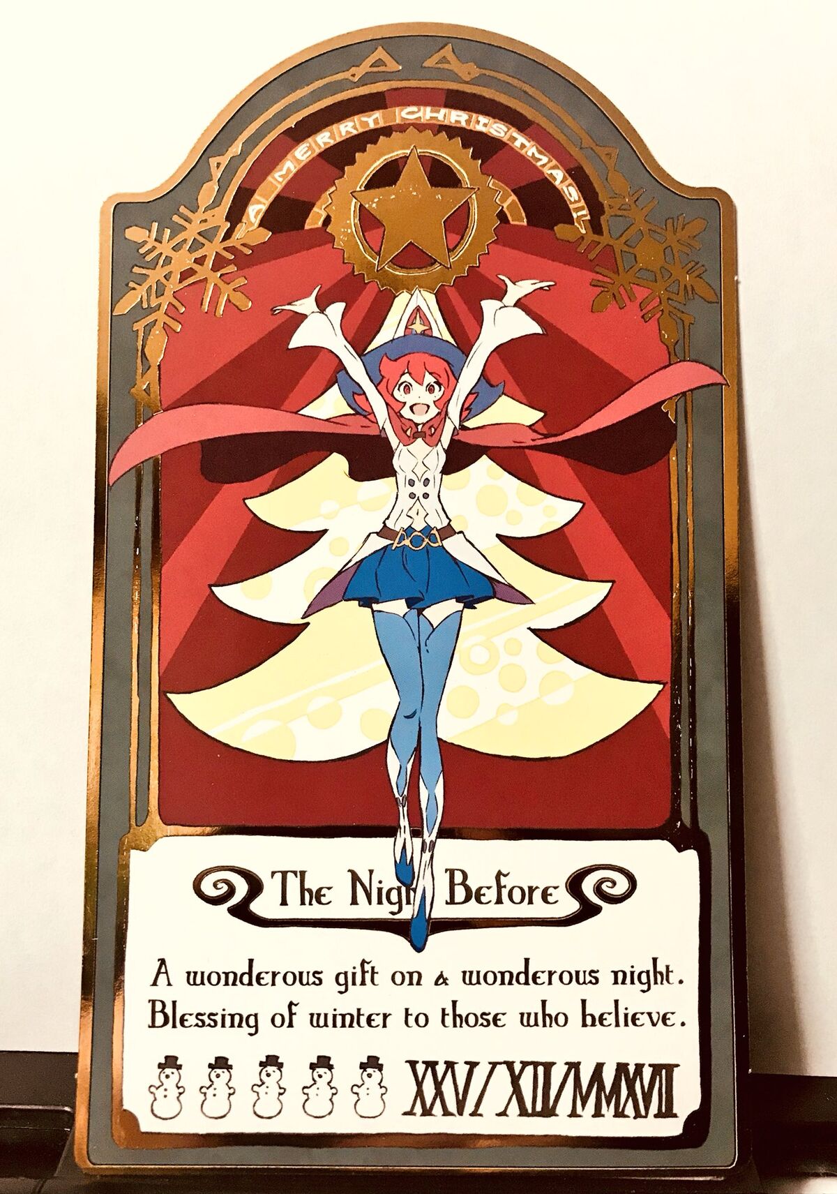 Chariot cards. Little Witch Academia