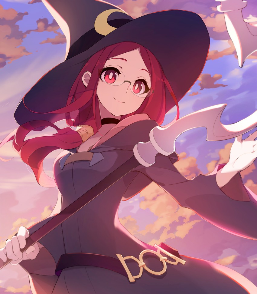 ursula charistes and shiny chariot (little witch academia) drawn