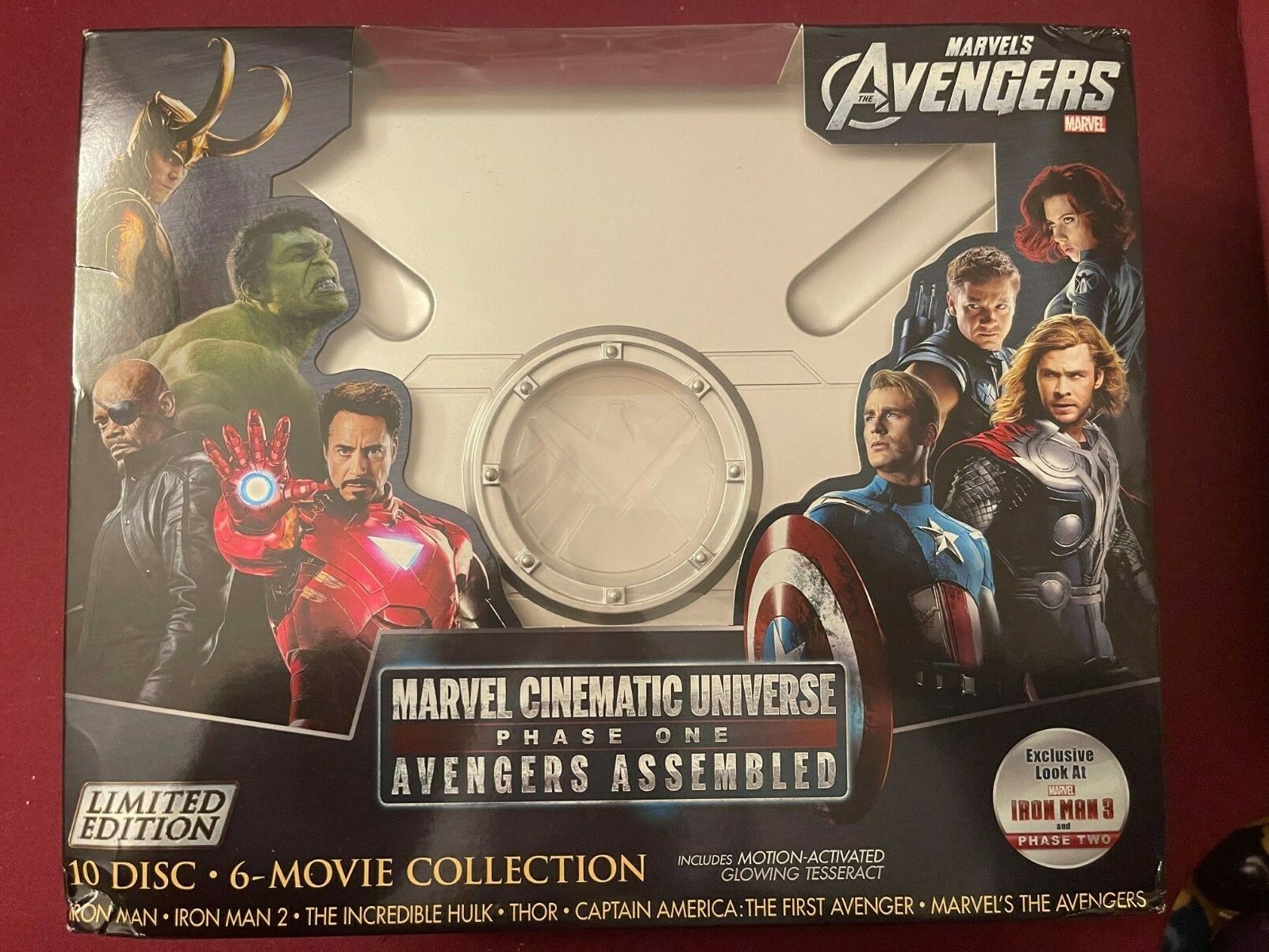 Marvel Cinematic Universe: Phase One Assembled Blu Ray Box Briefcase 786936826951