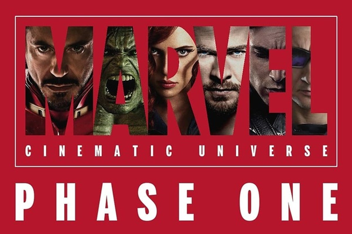 MCU Marvel Iron Man Thor Captain America Avengers Hulk Phase 1