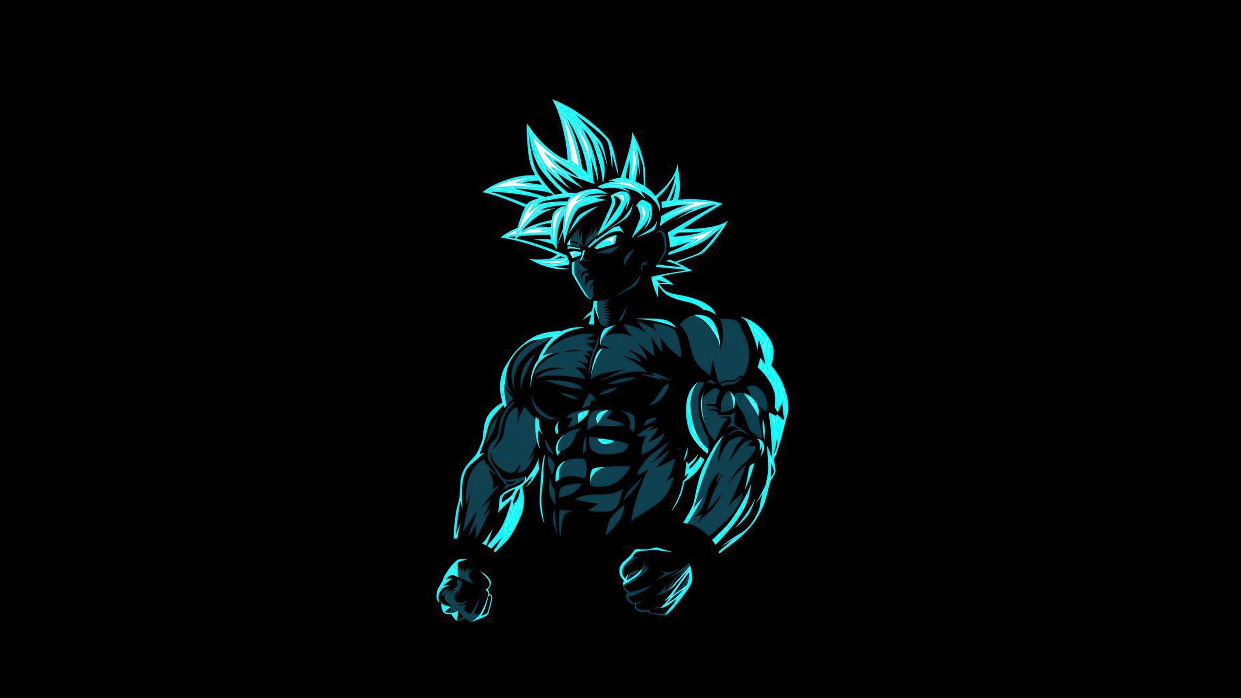 Download 2560x1440 Wallpaper Anime, Beast Goku, Dark, Dual Wide, Widescreen 16:9, Widescreen, 2560x1440 HD Image, Background, 34063