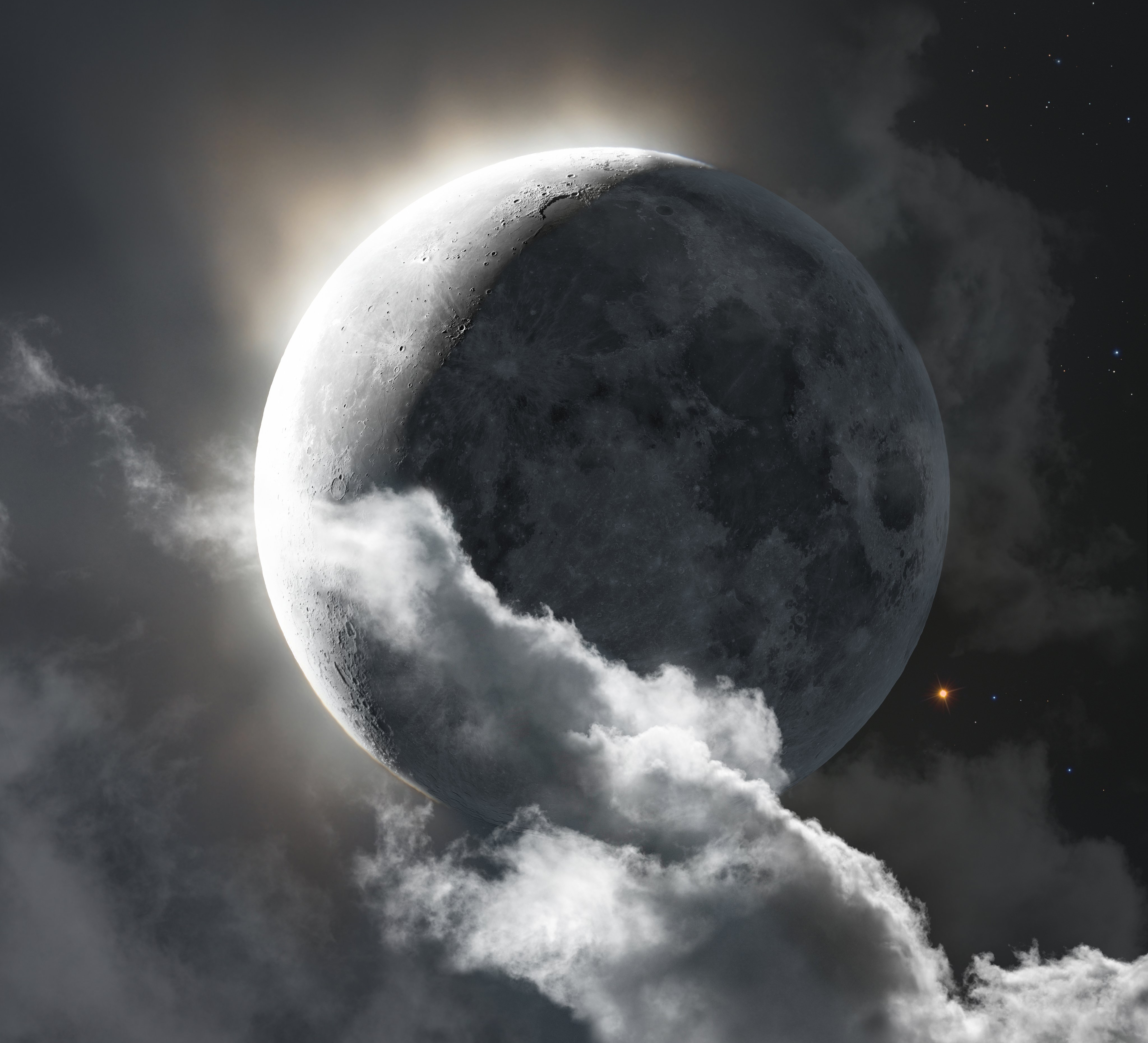 Nature Moon 4k Ultra HD Wallpaper