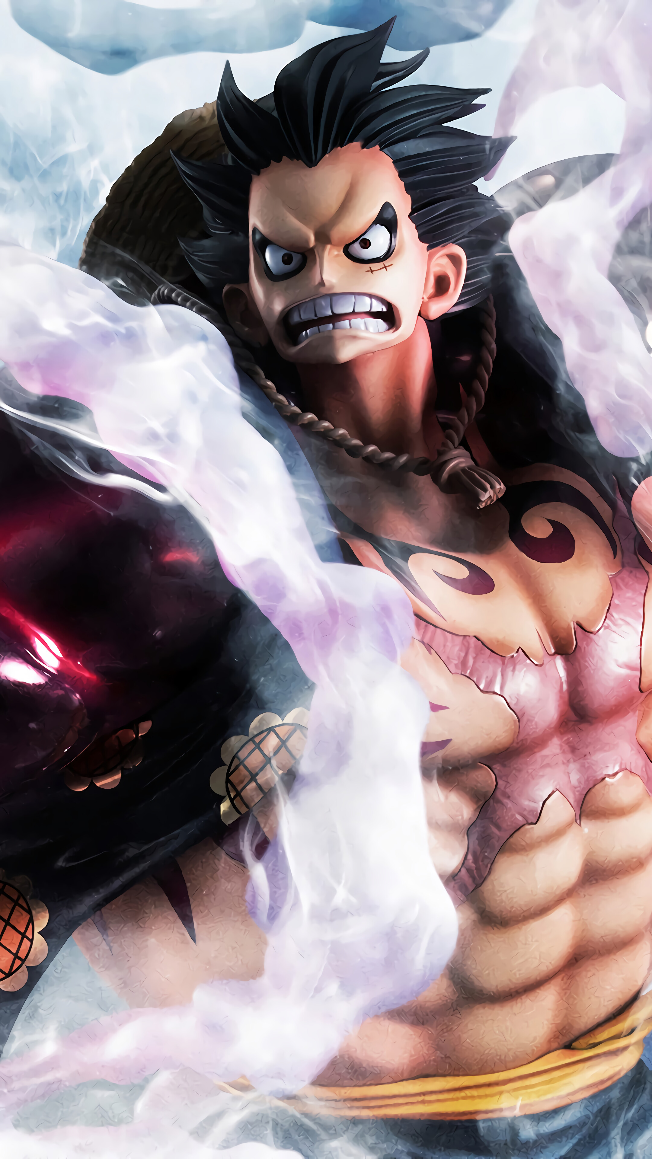 Luffy, Boundman, Gear Fourth, One Piece, 4k Gallery HD Wallpaper