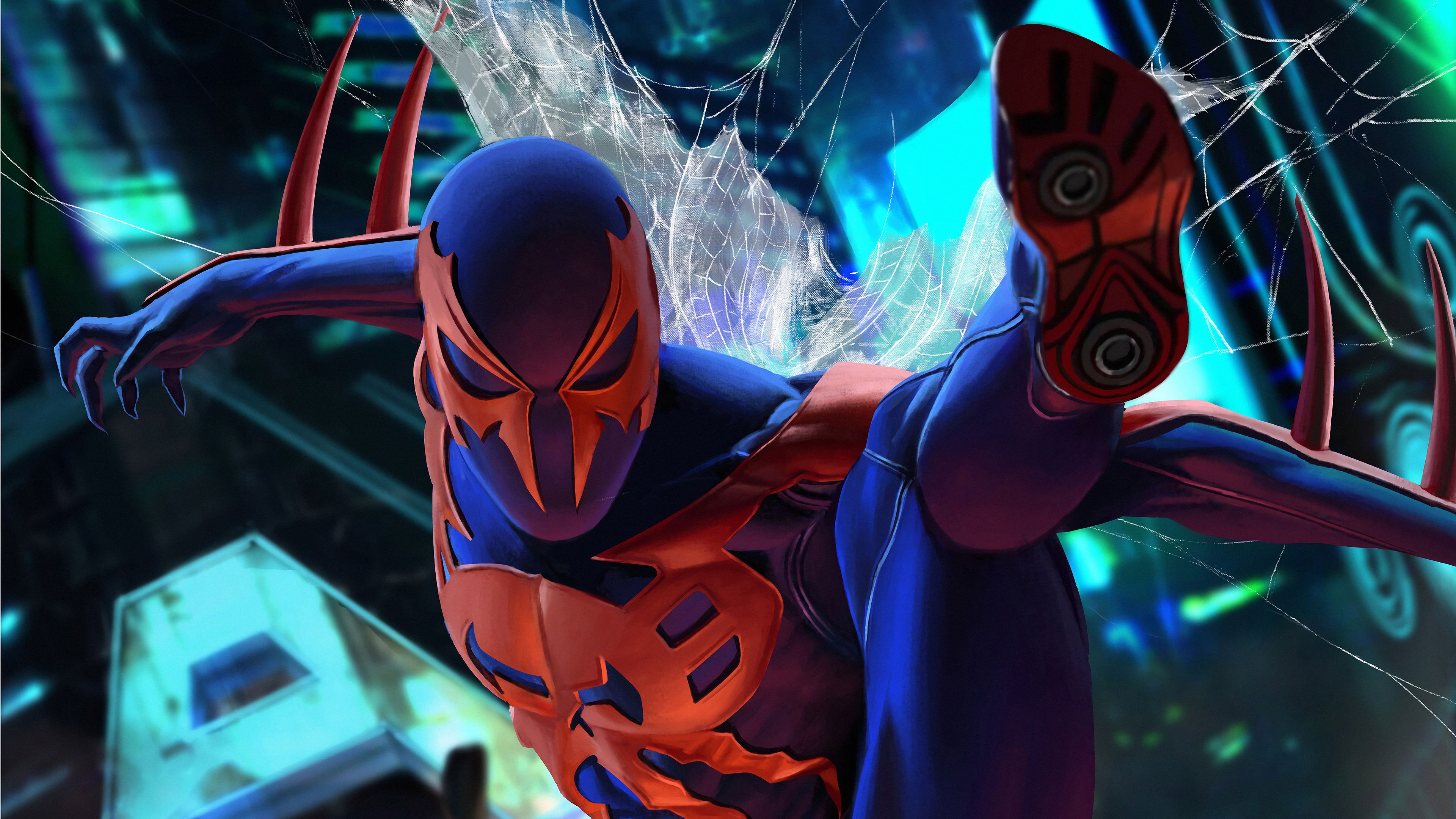 Spiderman 2099 Art superheroes wallpaper, spiderman wallpaper, hd- wallpaper, digital art wallpaper, artwork wall. Spiderman, The punisher movie, Art wallpaper