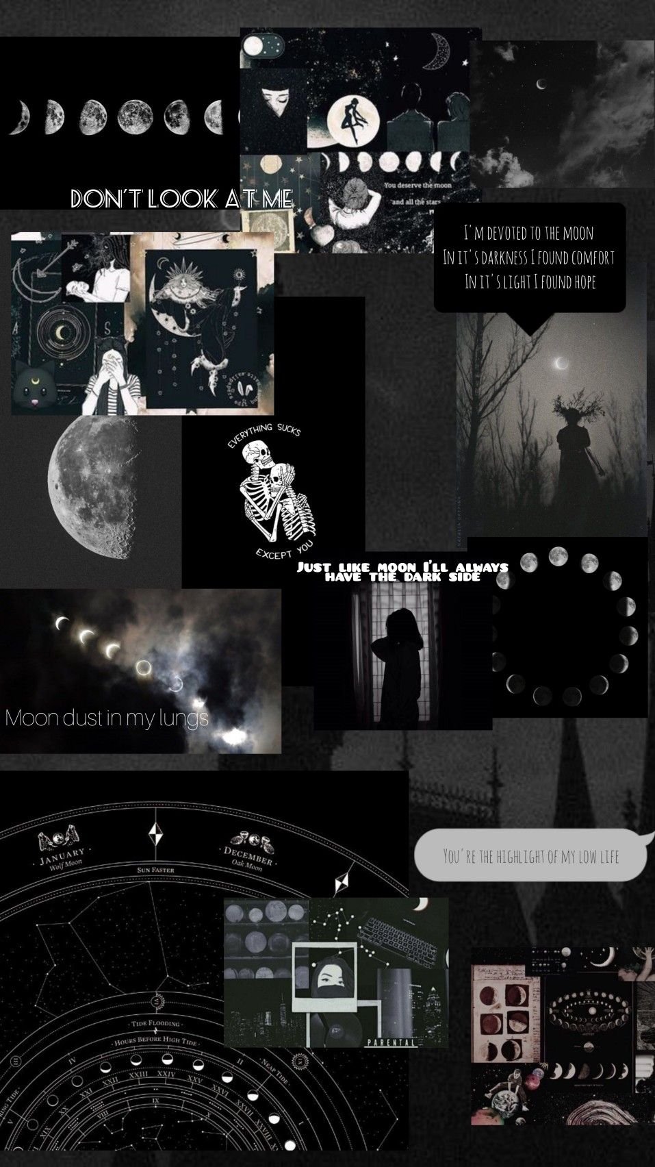 Black moon asethic. Seni korea, Fotografi bayangan, Hitam estetika