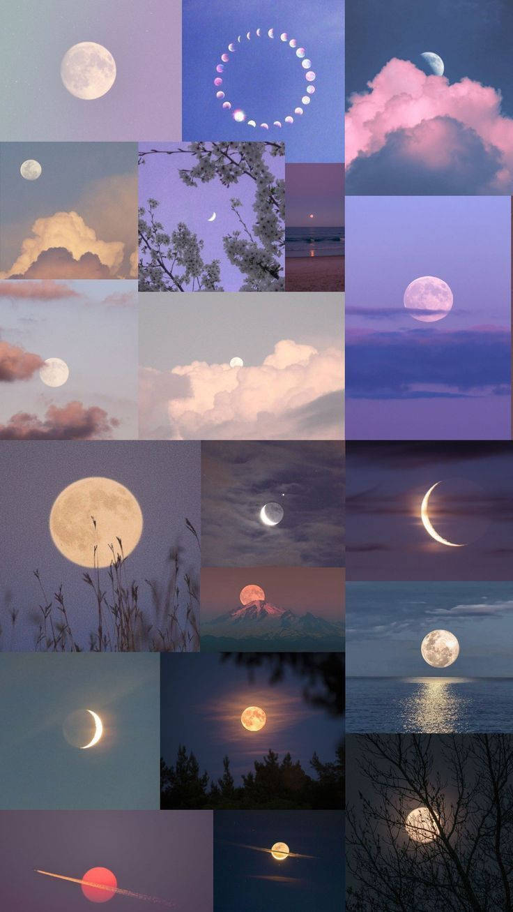 Download Pretty Moon Collage Girly