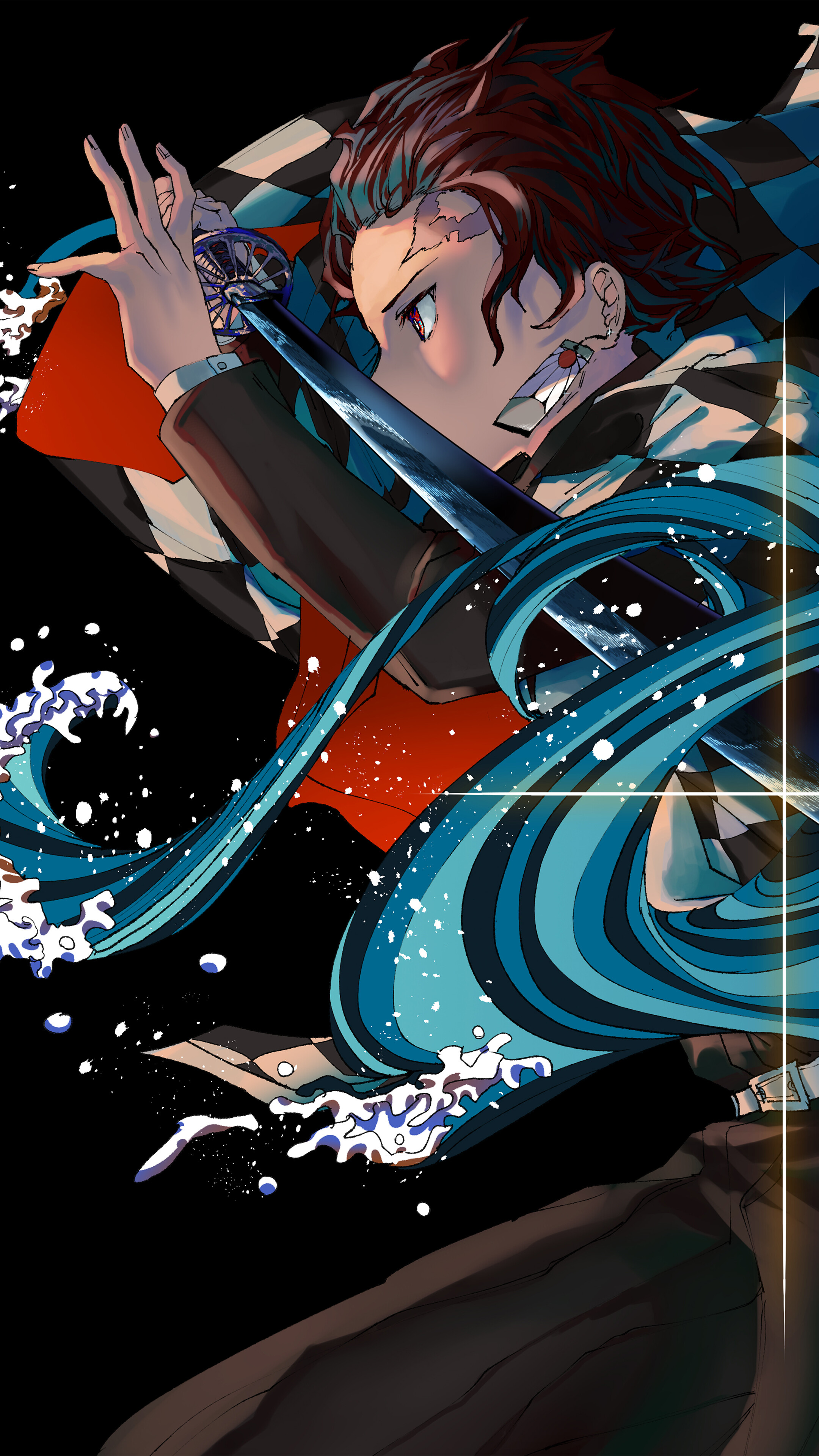 Tanjiro, Water, Breathing, Kimetsu no Yaiba HD Gallery HD Wallpaper