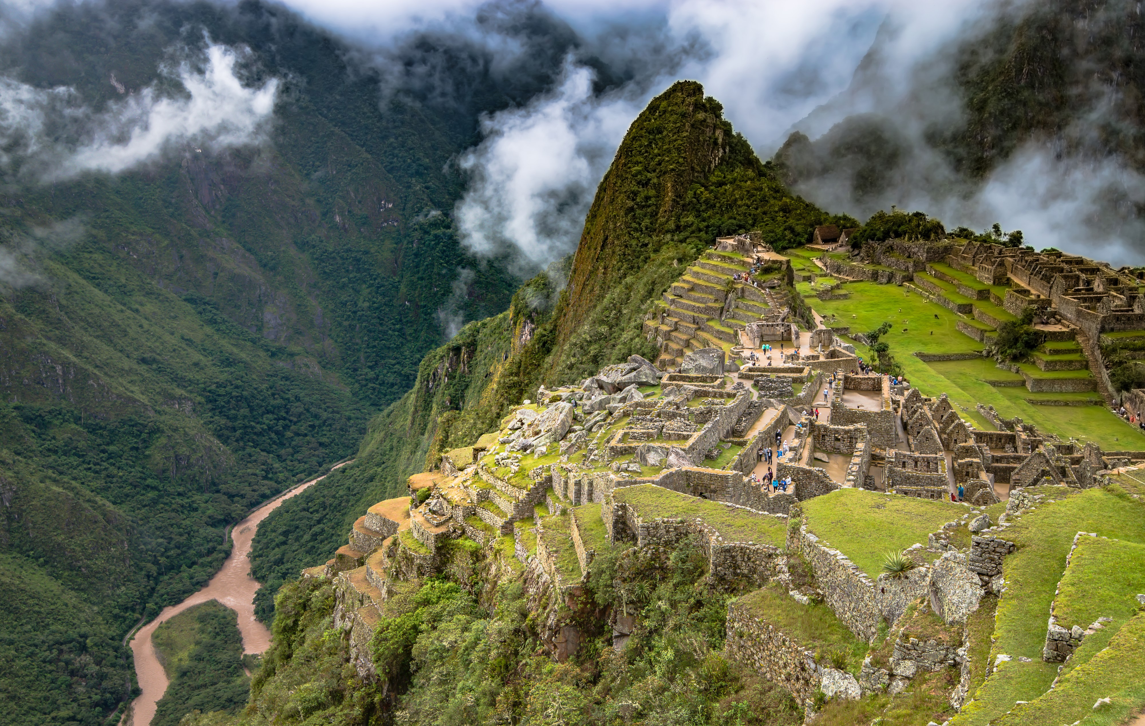 4K, Machu Picchu, Peru, Mountains, Ruins Gallery HD Wallpaper