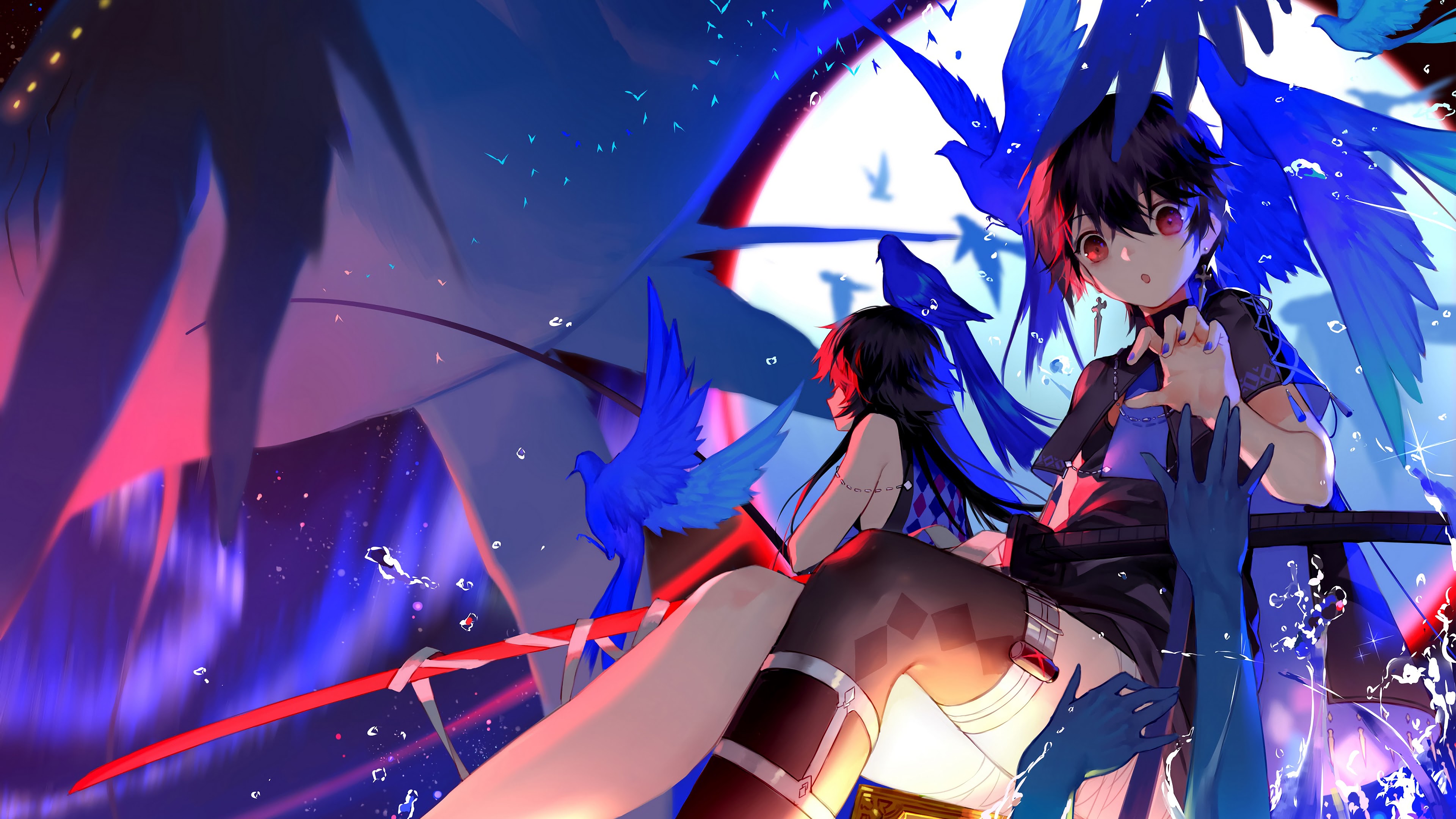 Anime Pixiv Fantasia Fantasy Art 4K Wallpaper