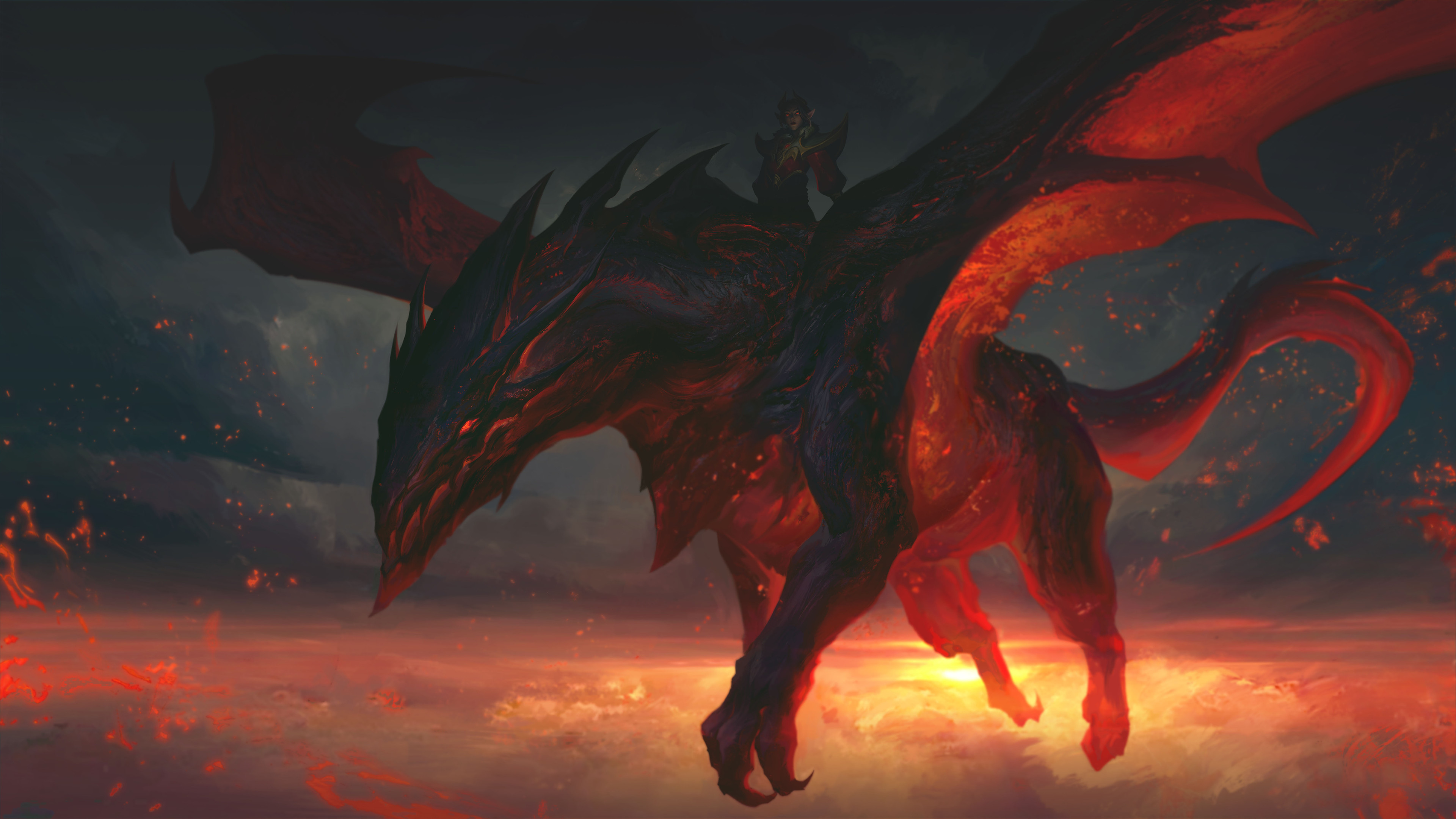 Fantasy Dragon 4k Ultra HD Wallpaper