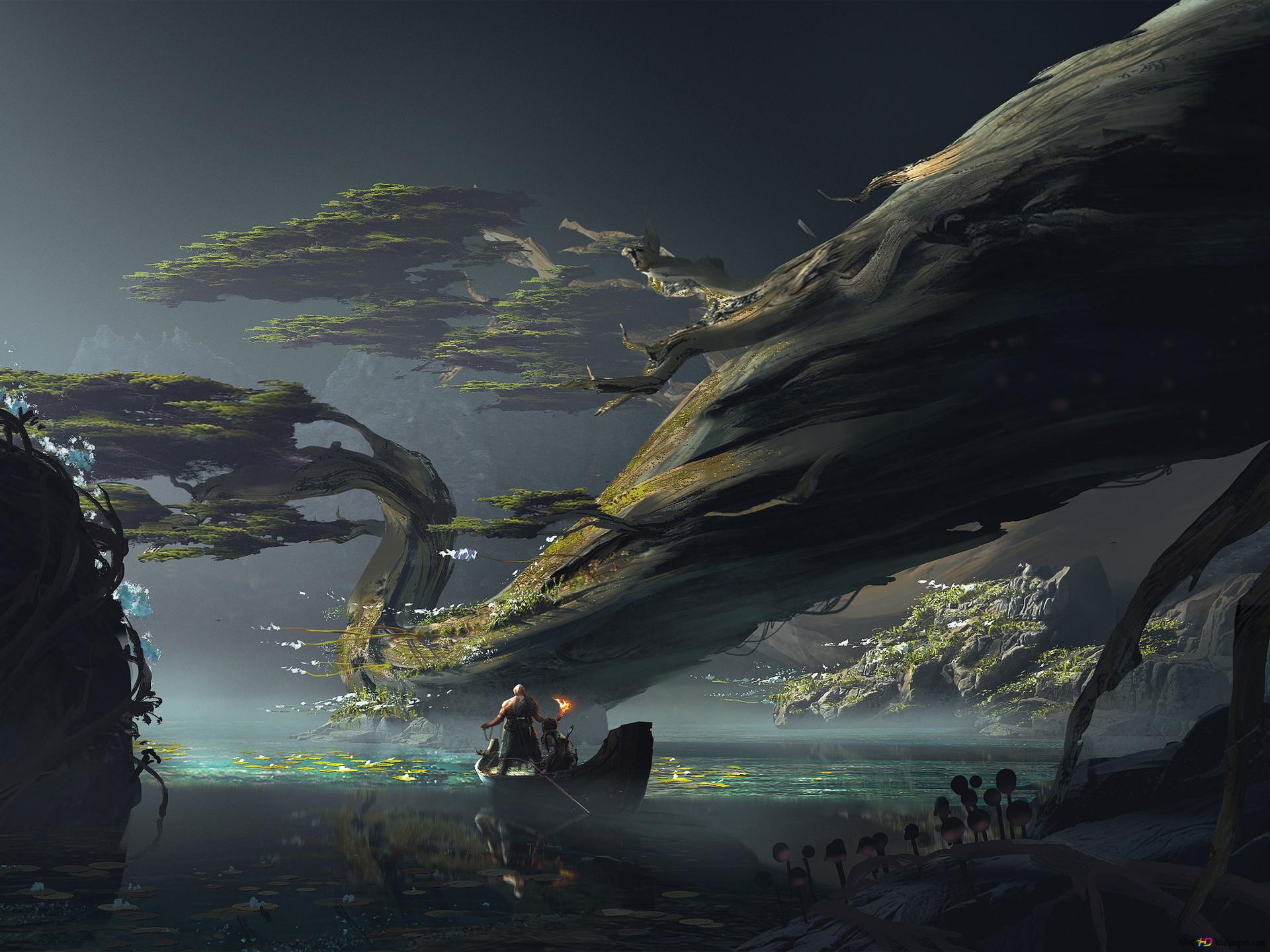 God of War 4 (video game) Art 4K wallpaper download