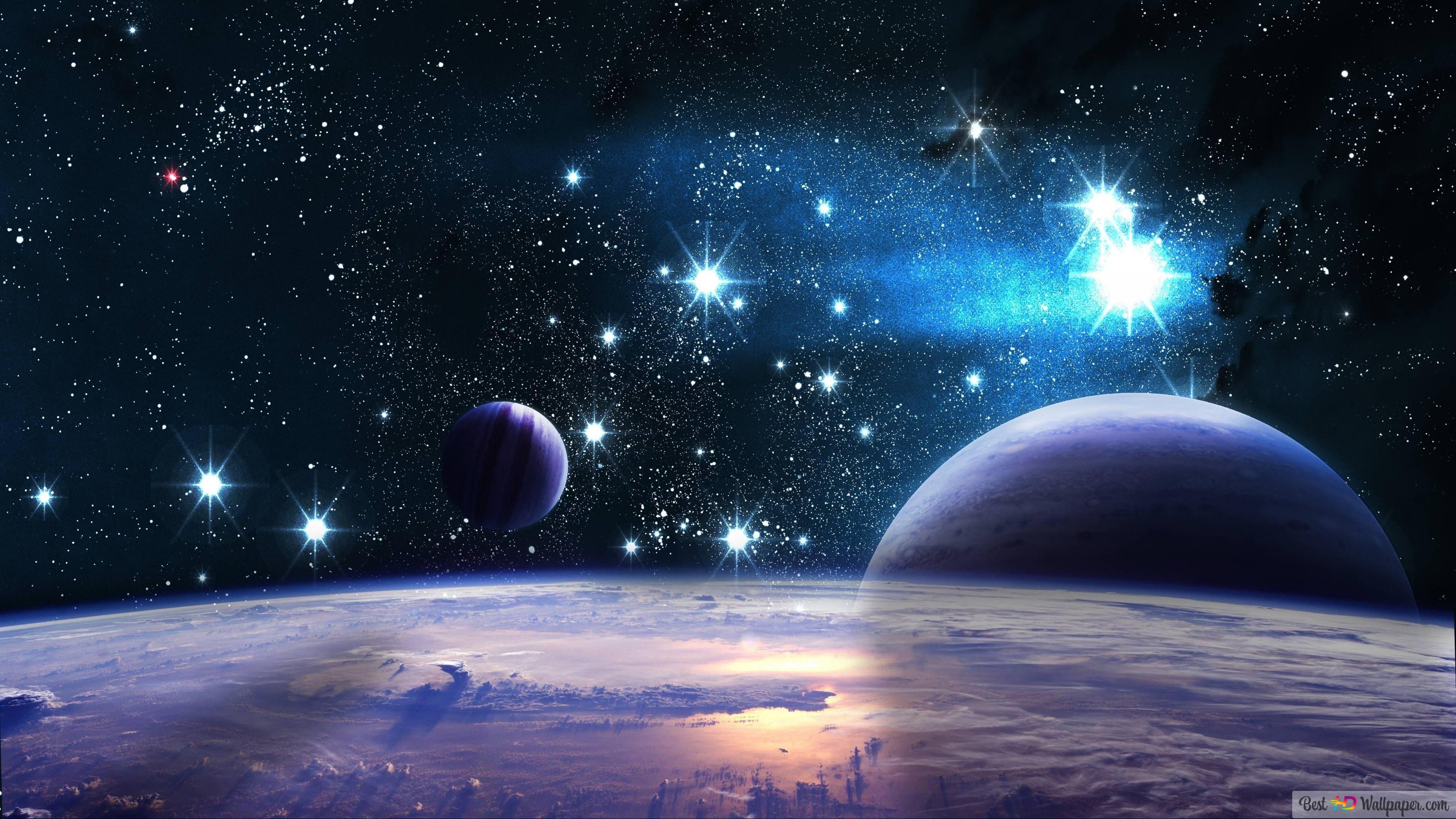 Outer space fantasy Art 4K wallpaper download