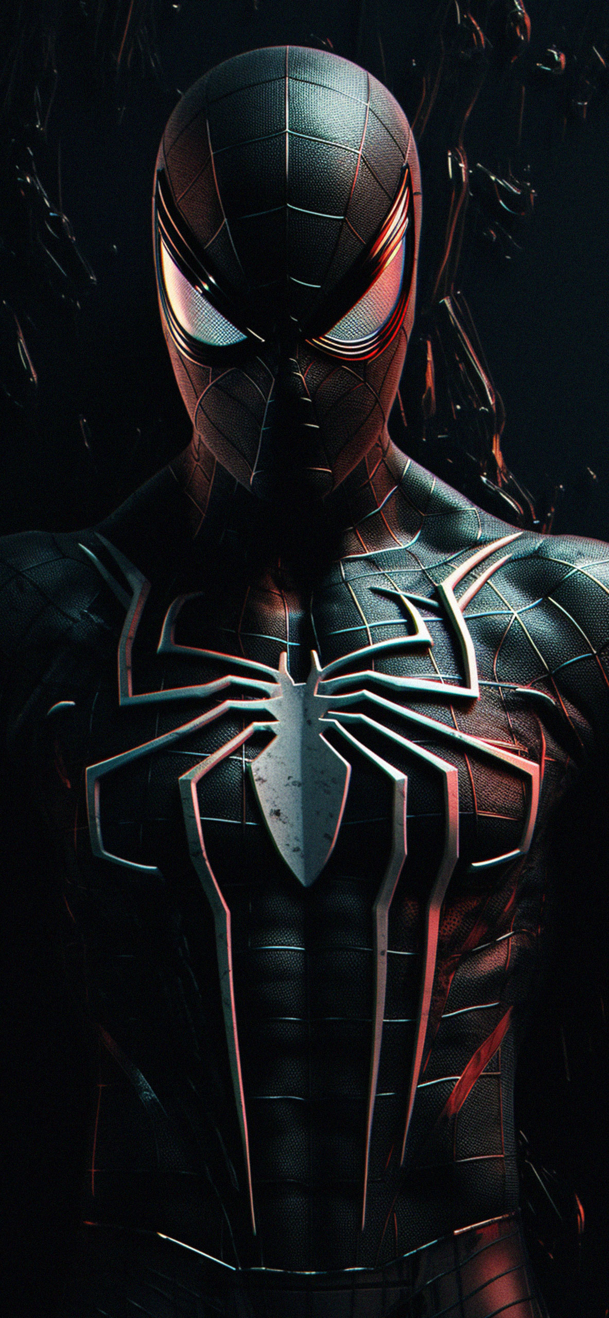 Symbiote Suit Black Wallpaper