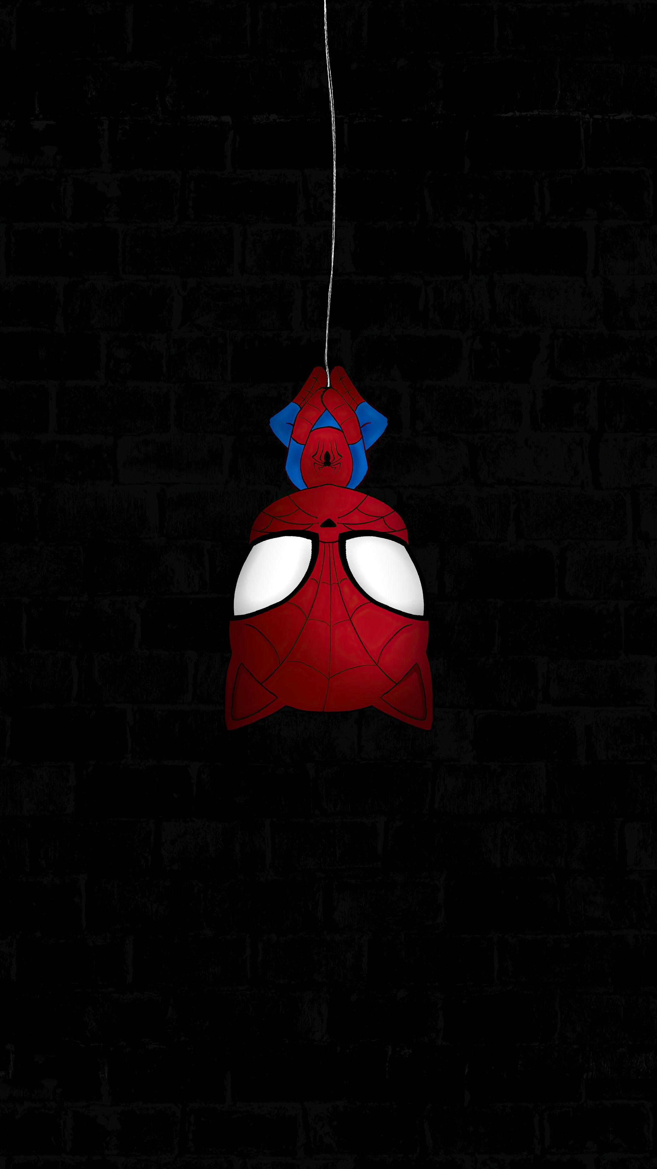 spiderman, superheroes, minimalism, minimalist, dark, black, artist, artwork, digital art, hd, 4k Gallery HD Wallpaper