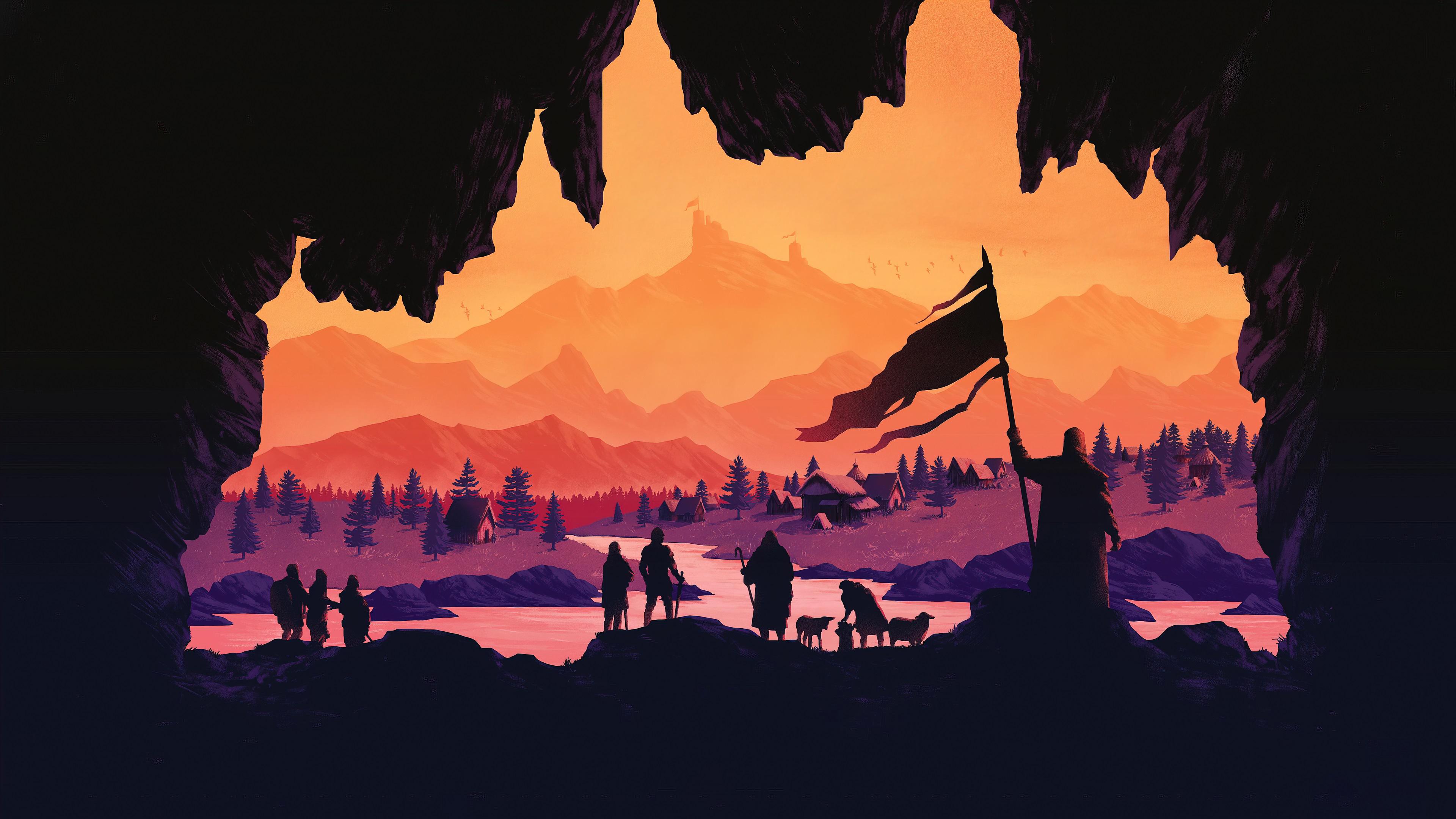 Age of Empires IV Wallpaper Upscaled & Cleaned folks who'd like to use it. :)