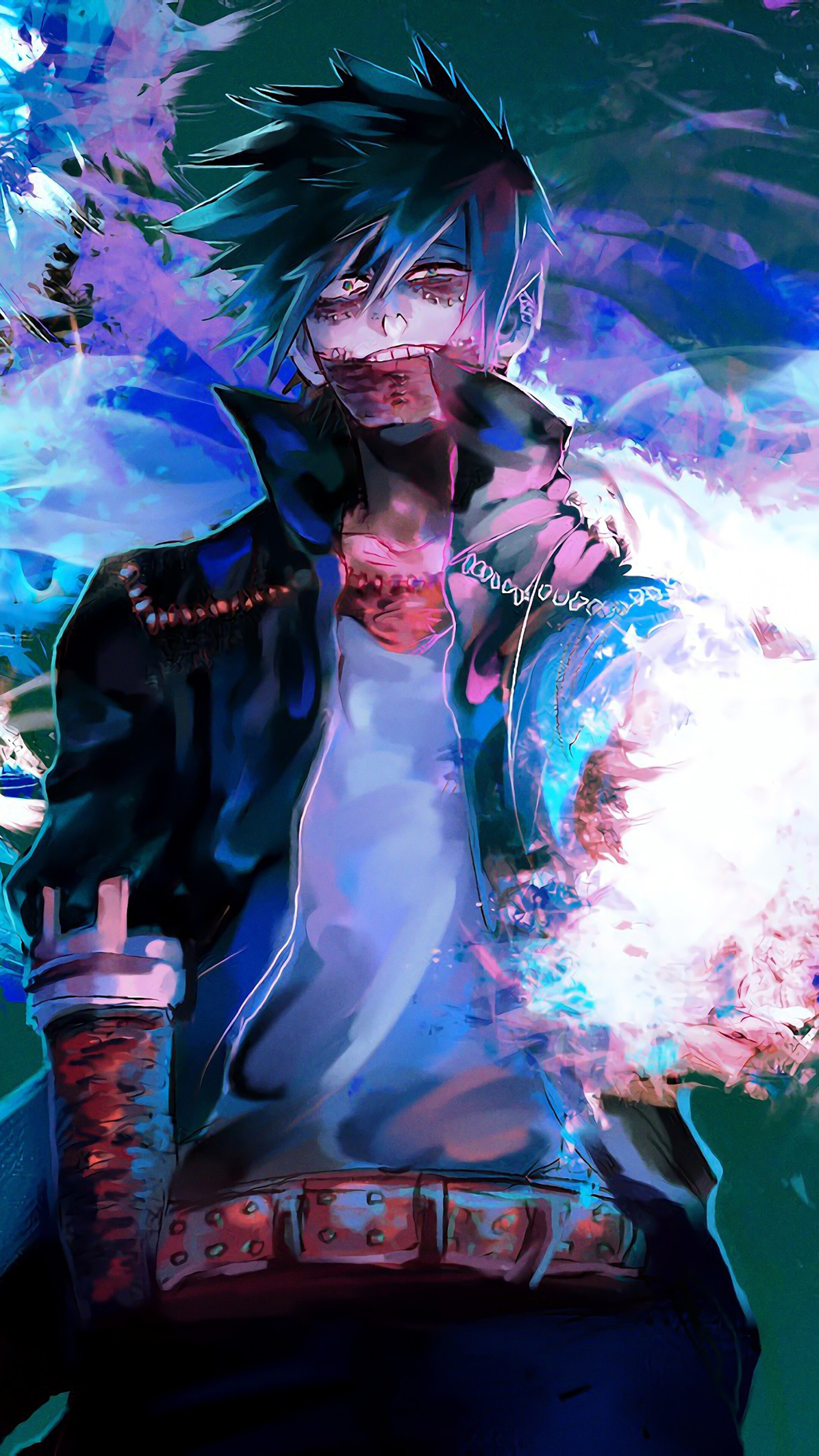 Dabi, (My Hero Academia), Blue Flames, 4k Gallery HD Wallpaper