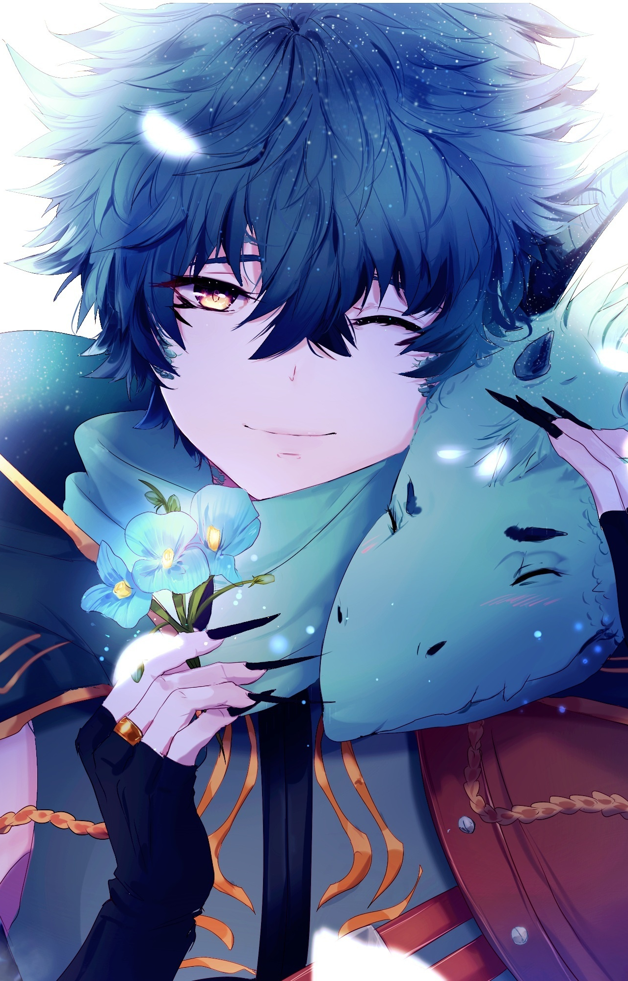 Download wallpaper 1280x2120 anime boy