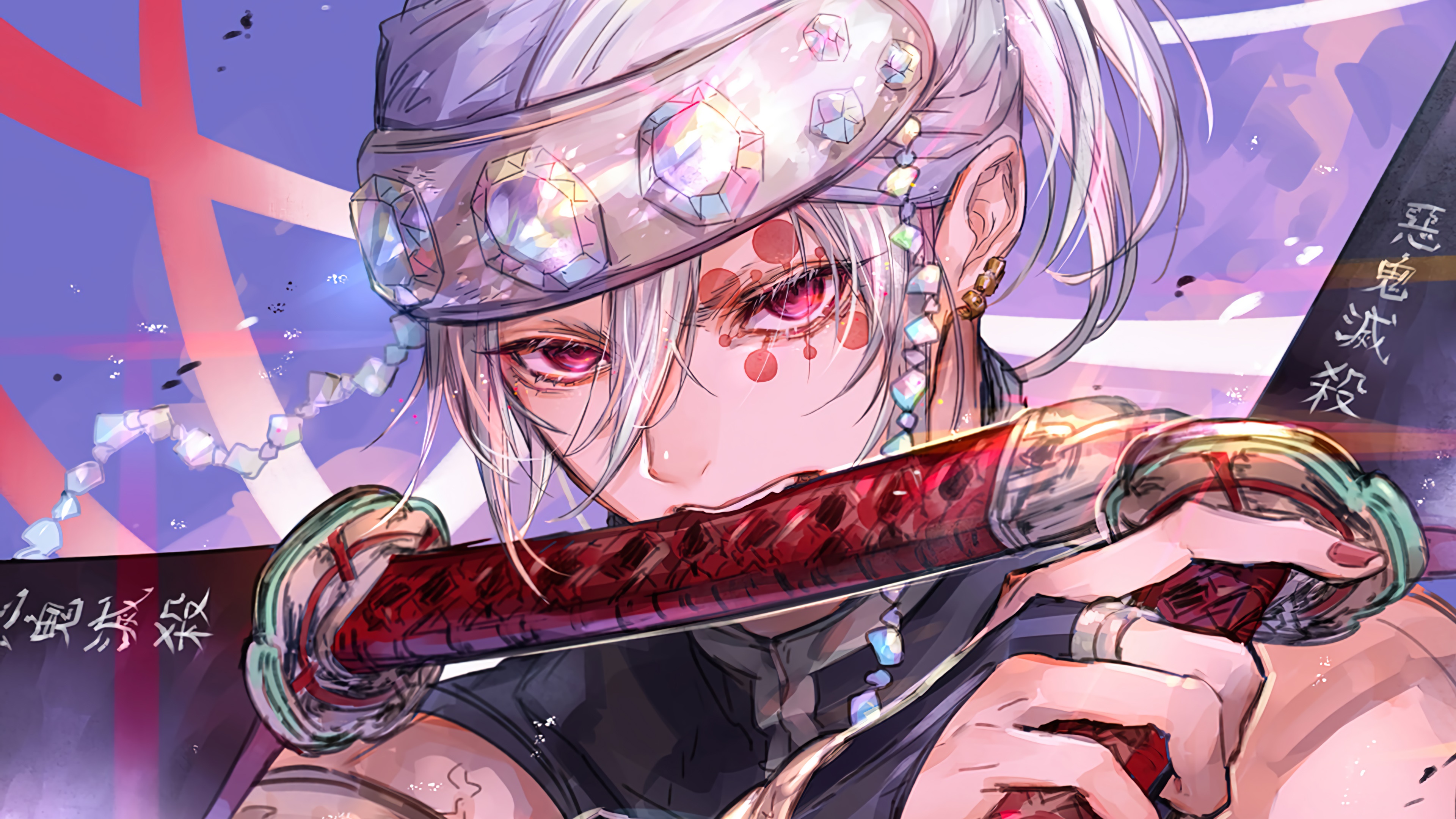 tengen uzui, demon slayer, kimetsu no yaiba, 4k, HD Wallpaper