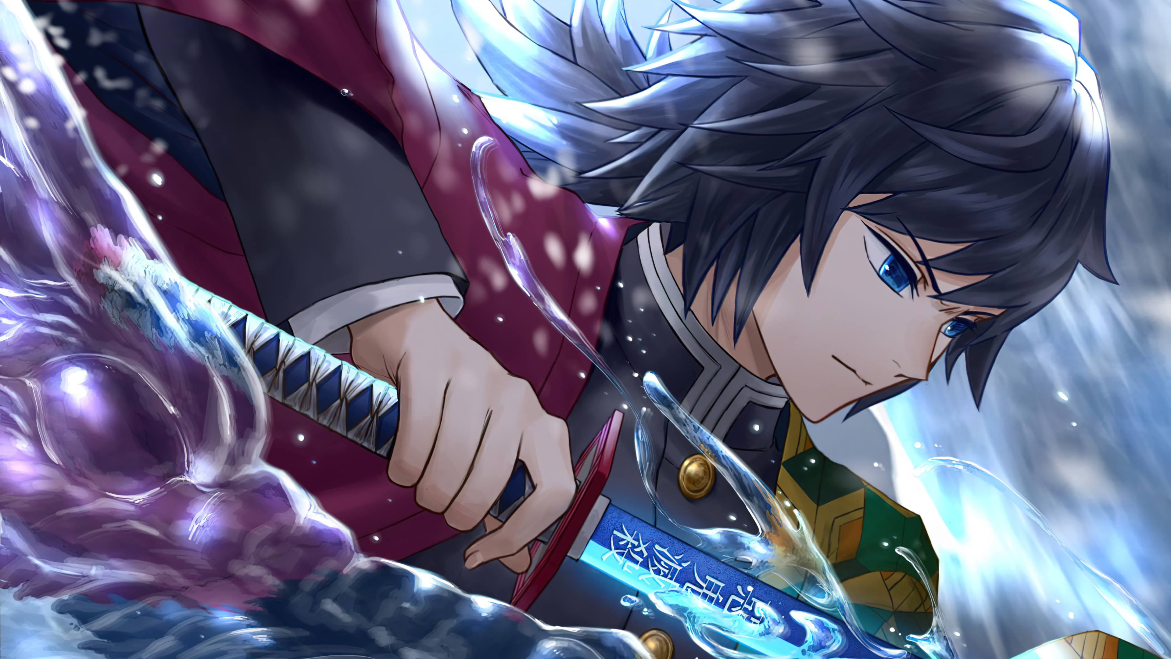 Free download Giyu Demon Slayer Water Hashira Wallpaper 4K PC Deskf [3840x2160] for your Desktop, Mobile & Tablet. Explore Demon Slayer 1600x900 Wallpaper. Demon Slayer Android Wallpaper, Demon