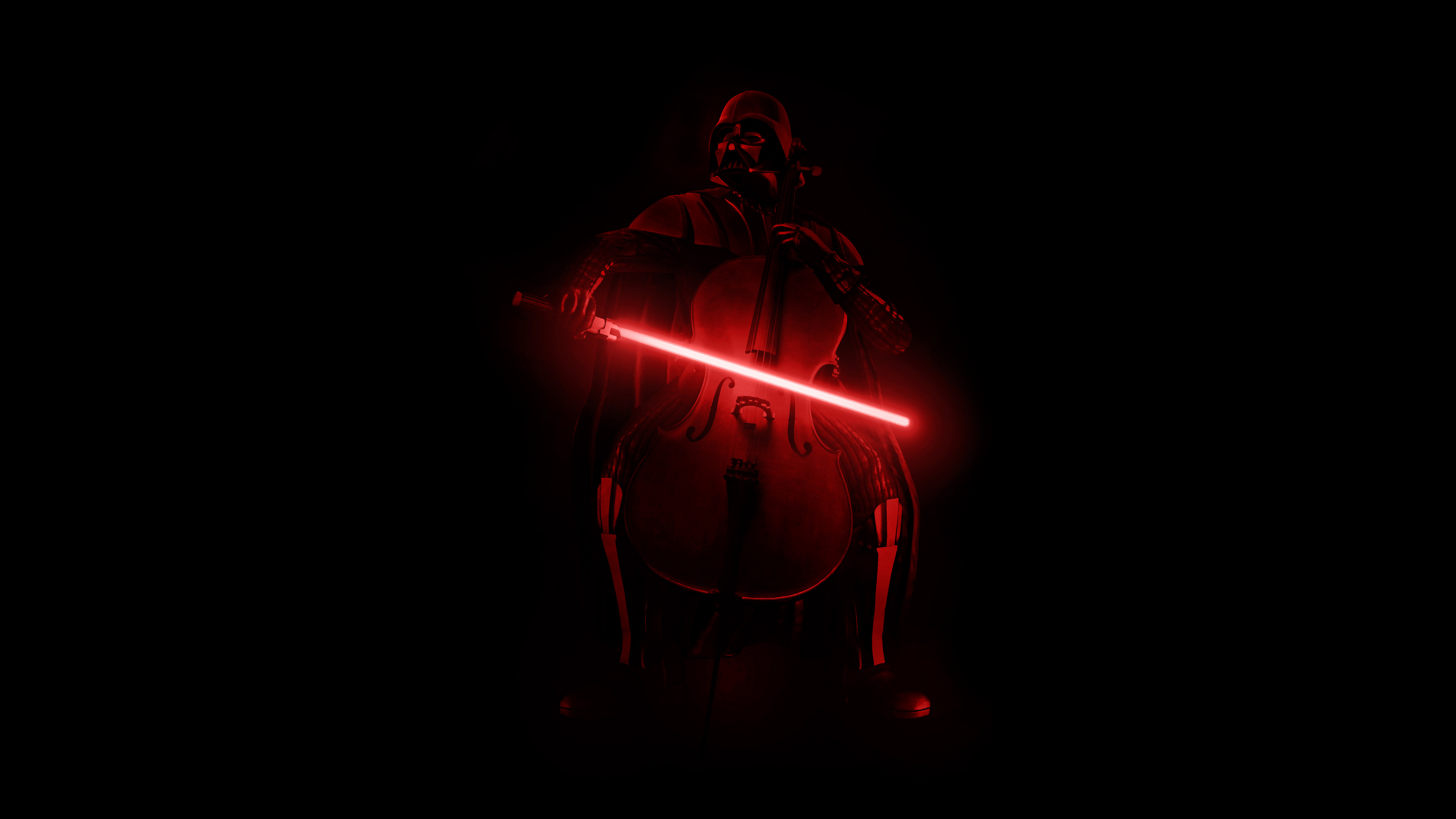 Darth Vader Wallpaper 4K, Violin