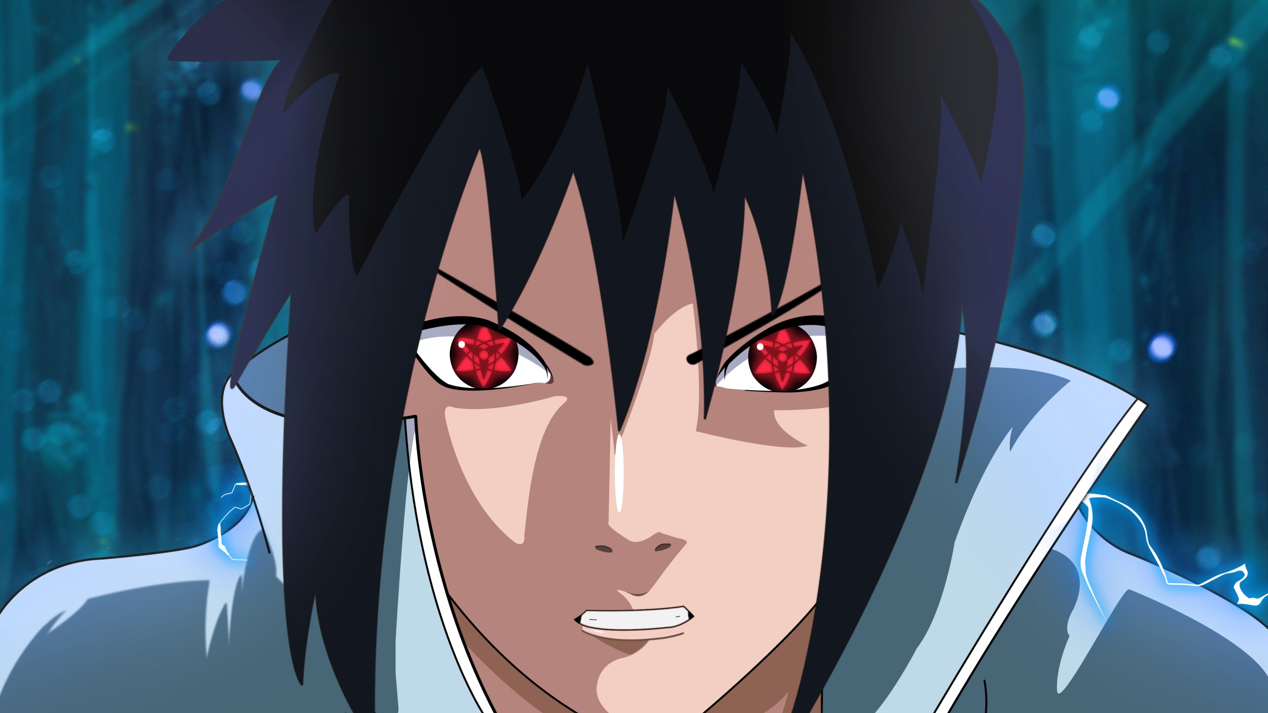 Sasuke Uchiha Wallpaper 4K, Sharingan, Naruto