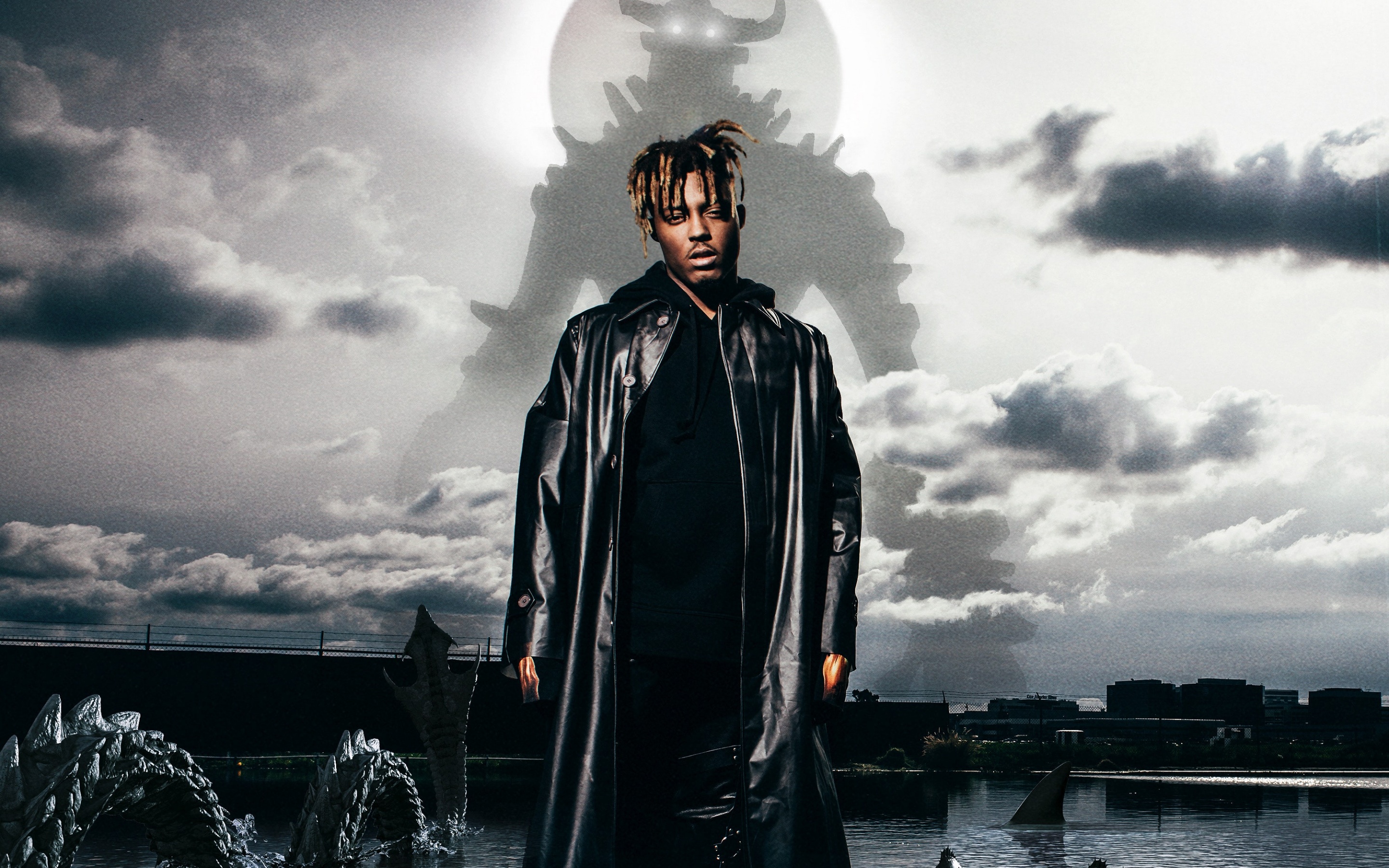 Juice Wrld Wallpaper 4K, Fighting Demons, American rapper