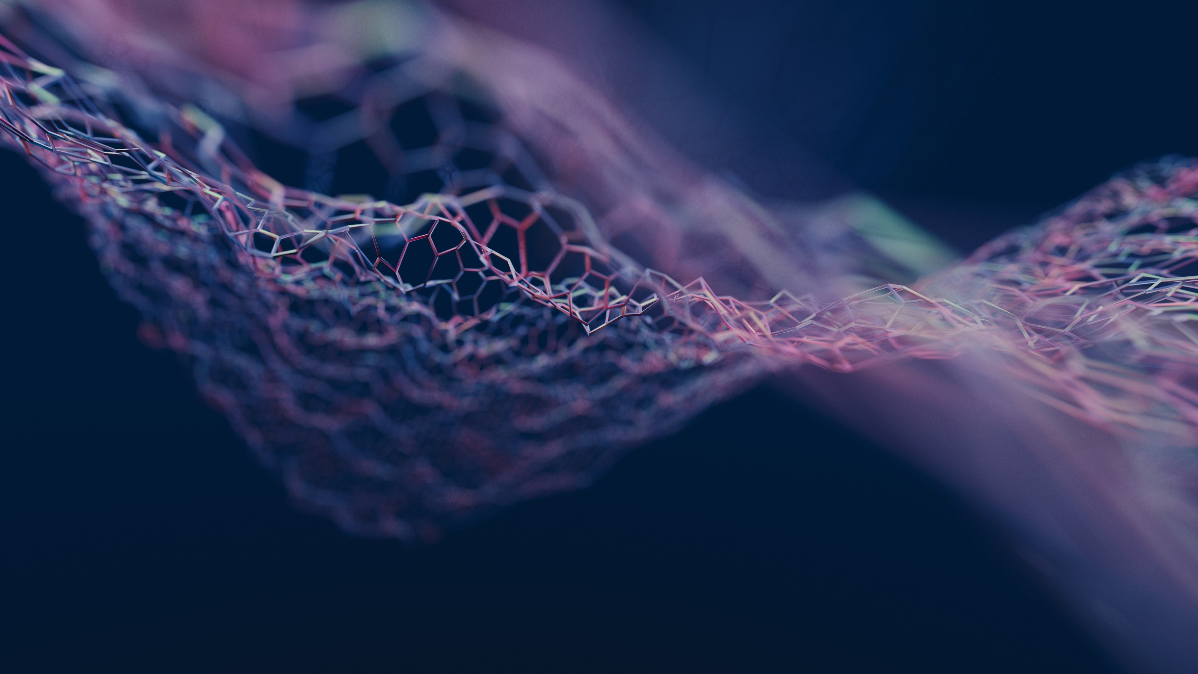 Hexagons 4K wallpaper for your desktop or mobile screen free and easy to download