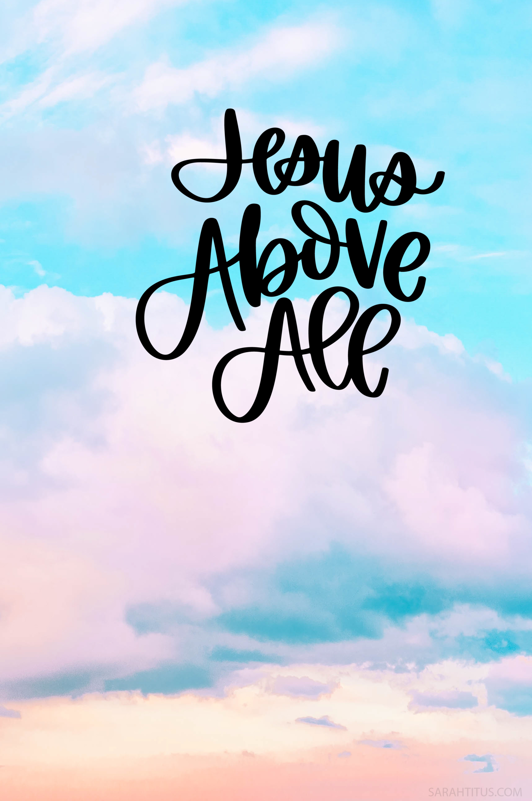 Jesus Above All Wallpaper