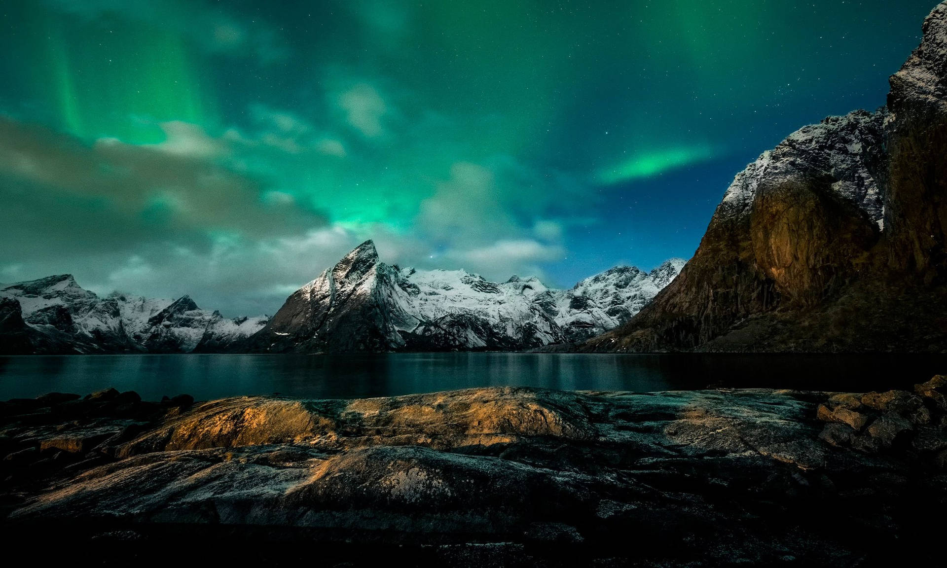 Northern Lights Winter Desktop Wallpapers - Wallpaper Cave