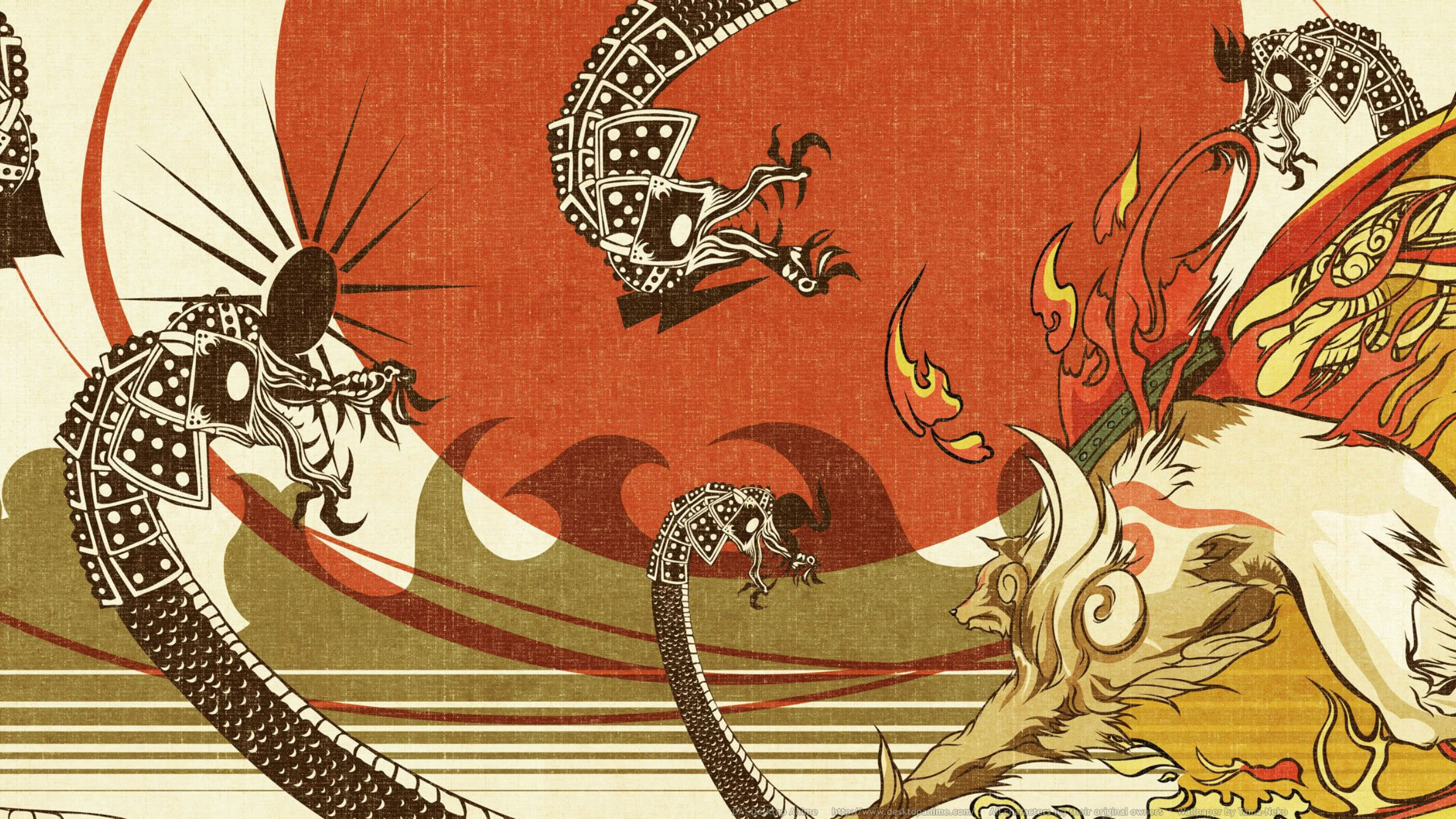 Japanese Art WQHD 1440P Wallpaper