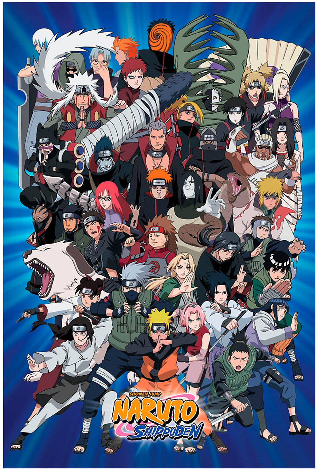 Download Naruto Shippuden All Characters Serious Wallpaper