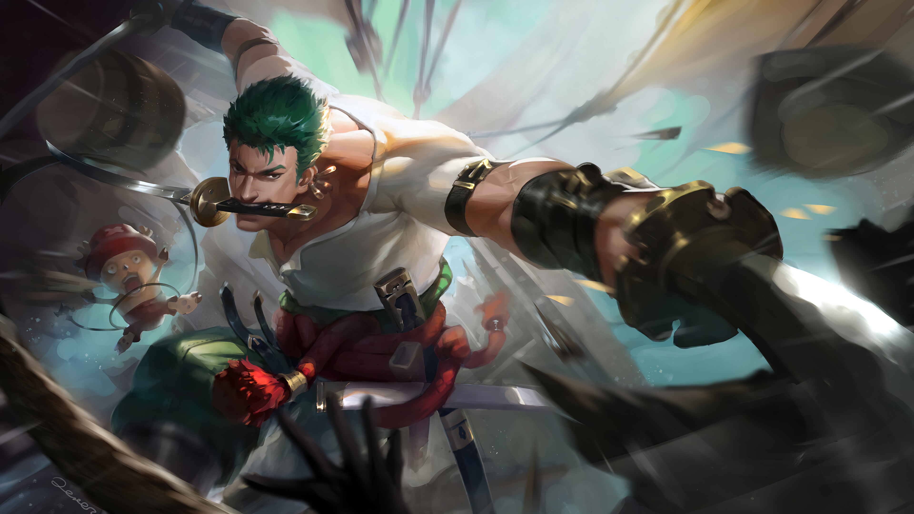 roronoa zoro, one piece, 4k Gallery HD Wallpaper