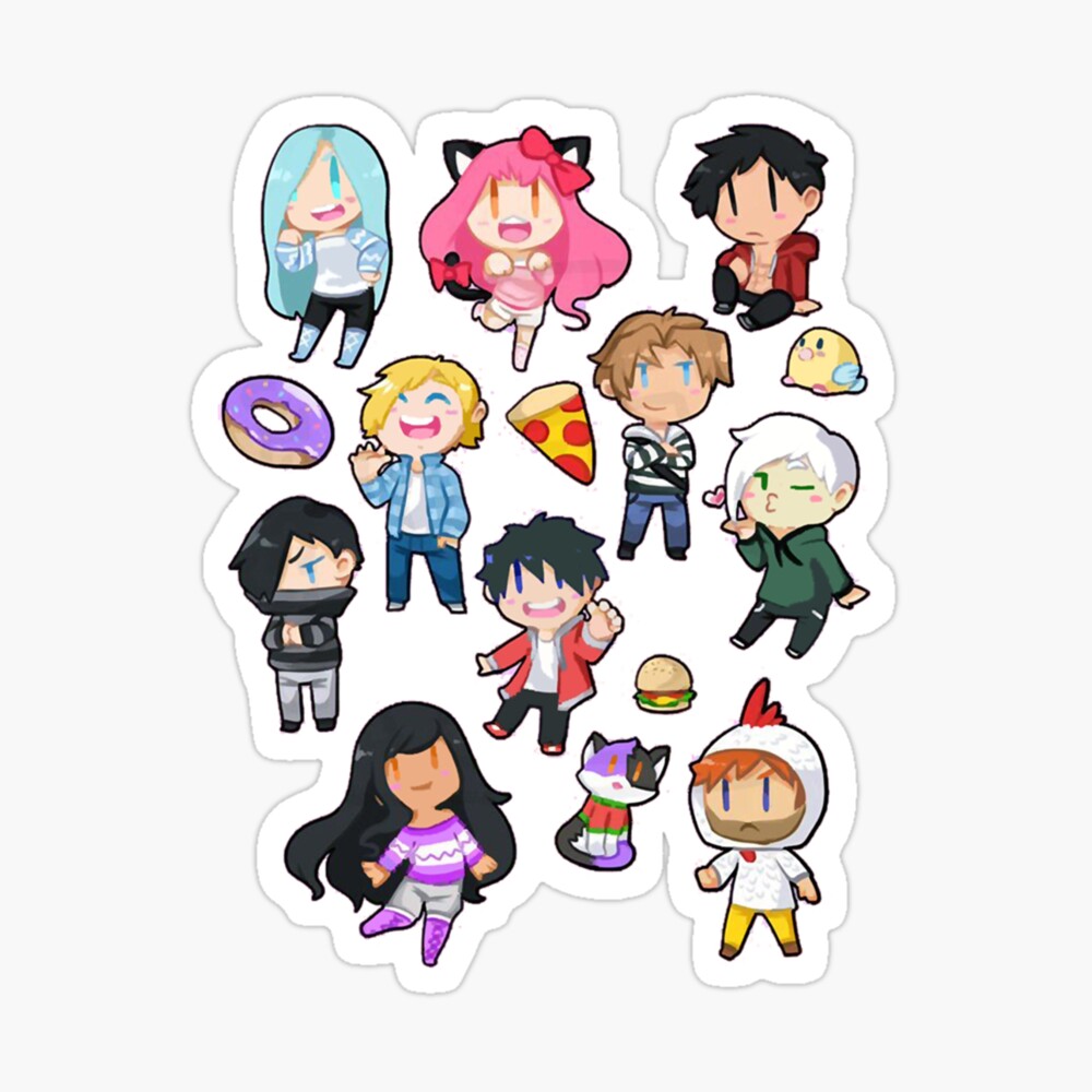 funny aphmau with her team Poster