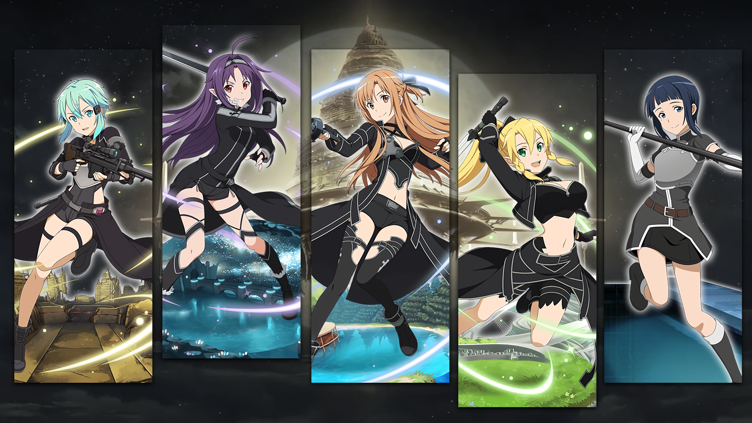 Kirito Sword Art Online Sword Art Online Memory Defrag Wallpaper:2468x1388