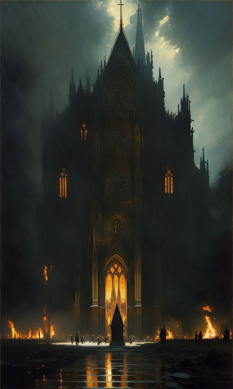 Nasty Goose524: Witch Burning Church Tattoo